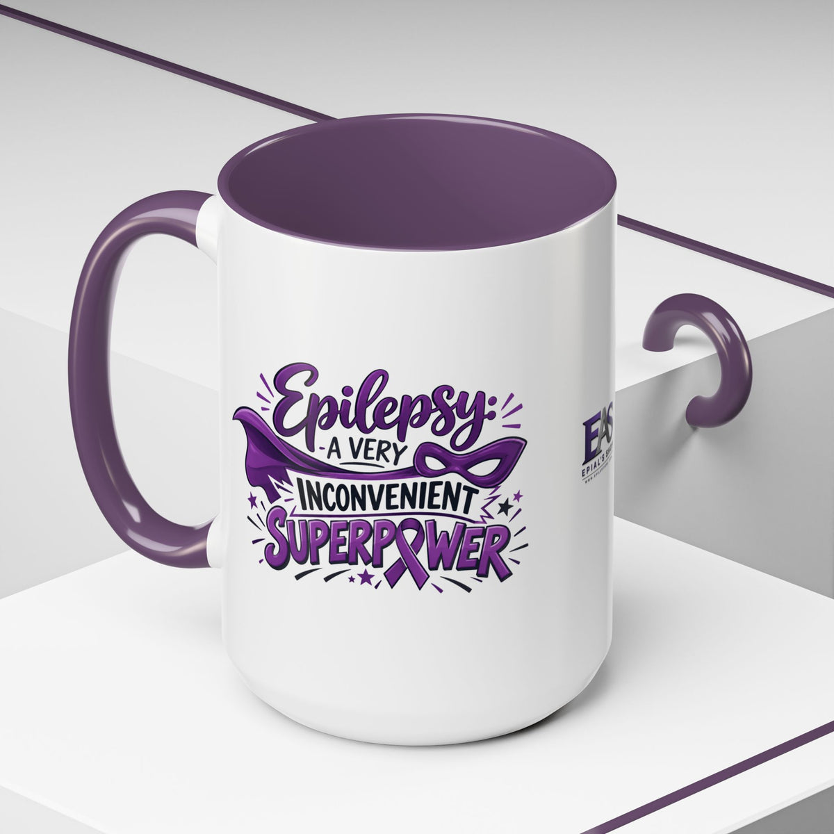 Epilepsy: A Very Inconvenient Superpower Coffee Mug | Funny Epilepsy Awareness Gift