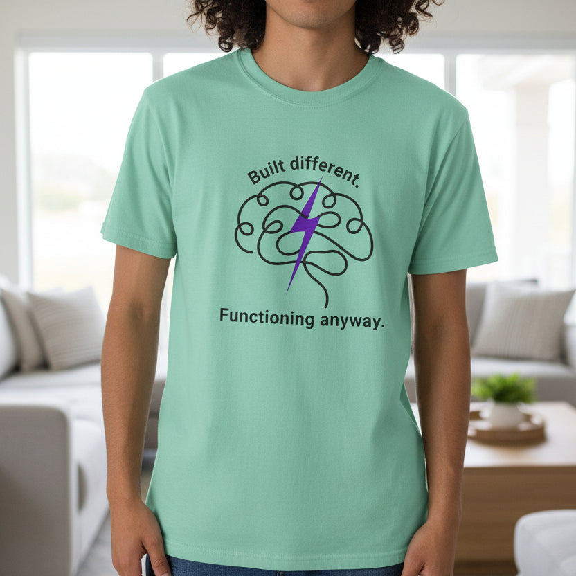 Built Different Premium Unisex Cotton T-Shirt | Soft, Lightweight Everyday Tee