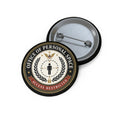 Office of Personal Space Access Restricted Pinback Button
