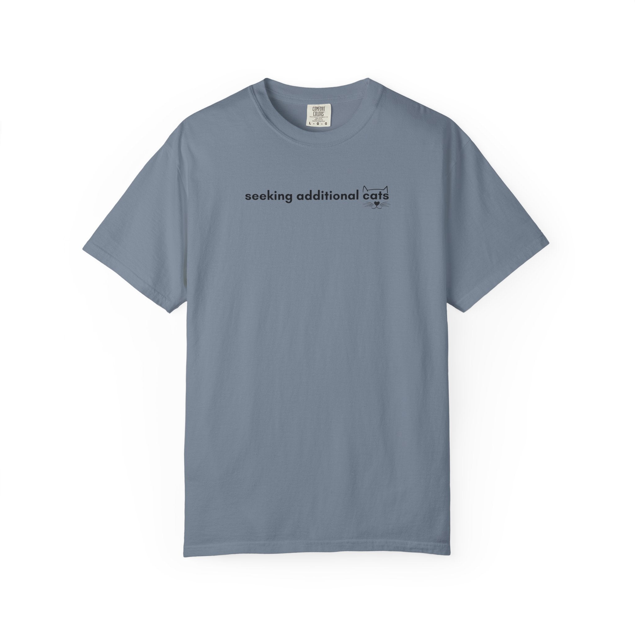 Seeking Additional Cats T-Shirt | Cat Lover Minimal Tee