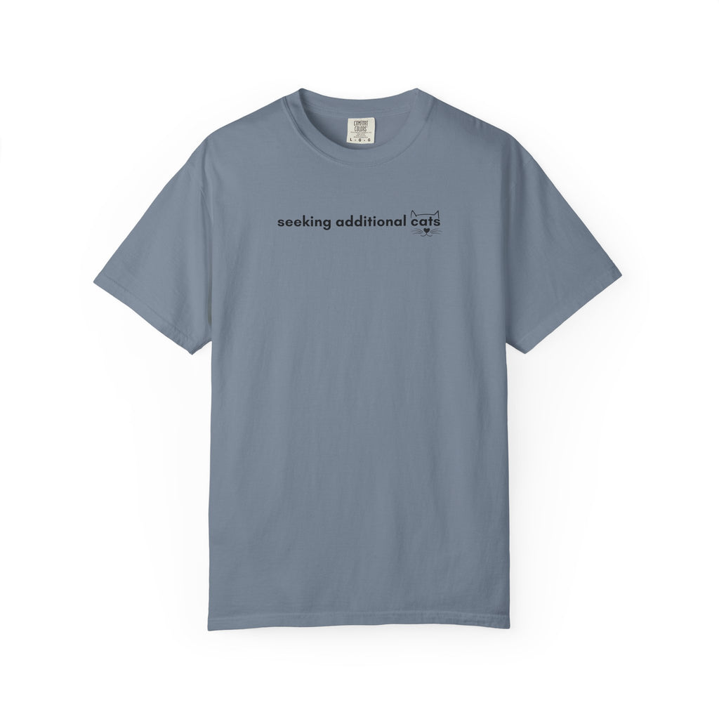 Seeking Additional Cats T-Shirt | Cat Lover Minimal Tee
