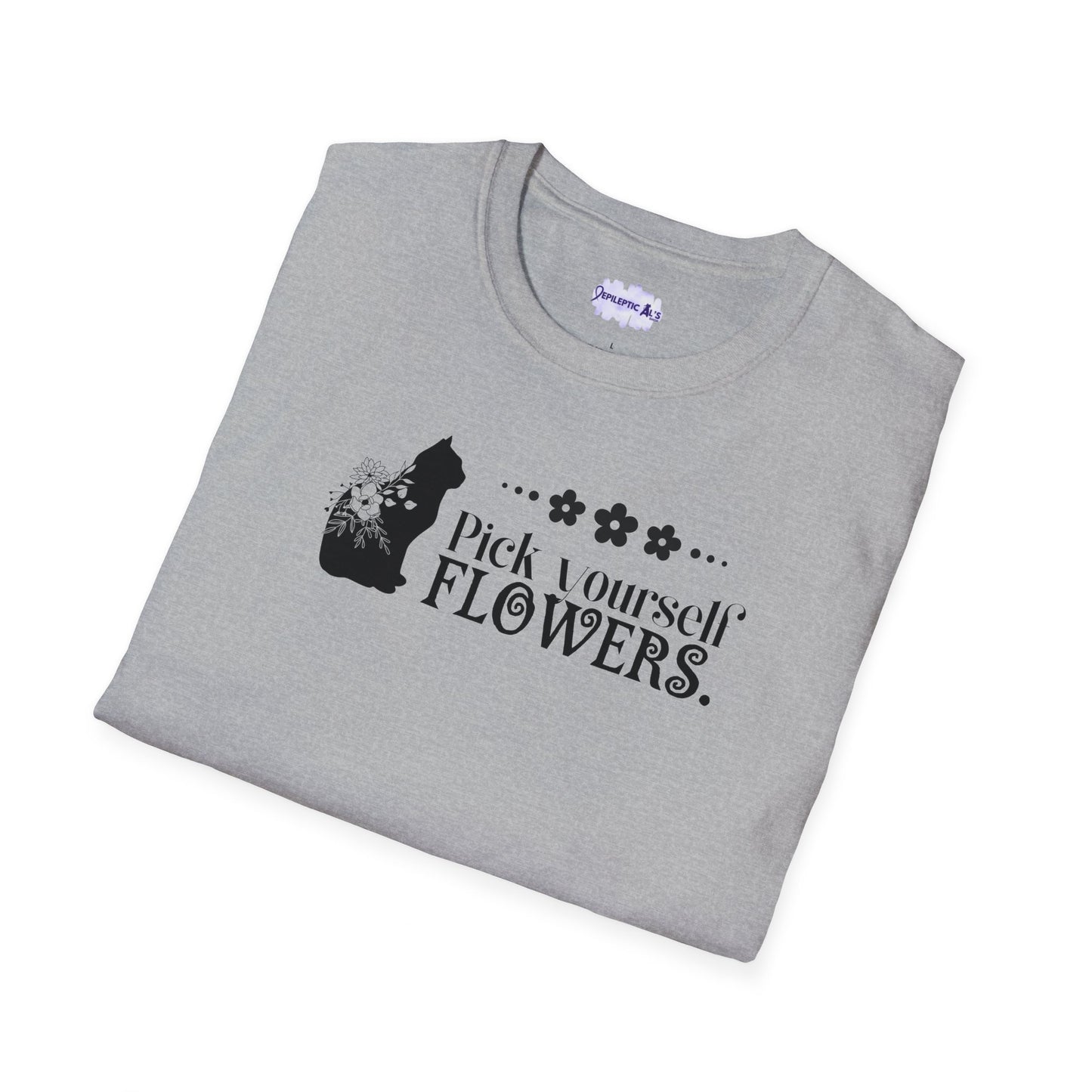 Flowers Unisex Softstyle T - Shirt - T - Shirt - Epileptic Al’s Shop