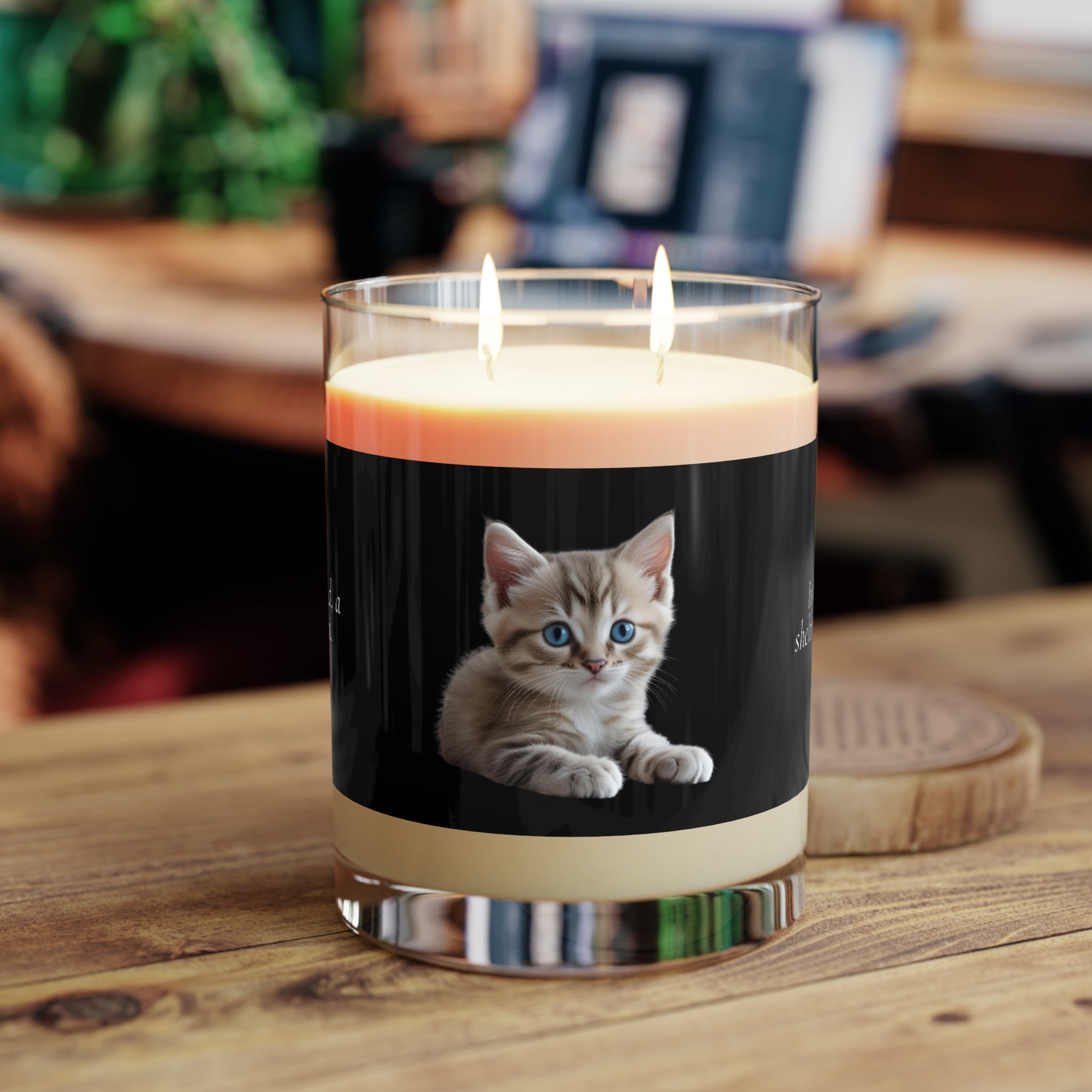 Photo depicting the ​A Little One is Born Scented Candle from EpiAl's Shop.