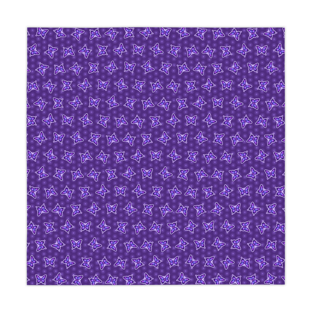 Purple Butterfly Tablecloth – Awareness-Inspired Home Decor