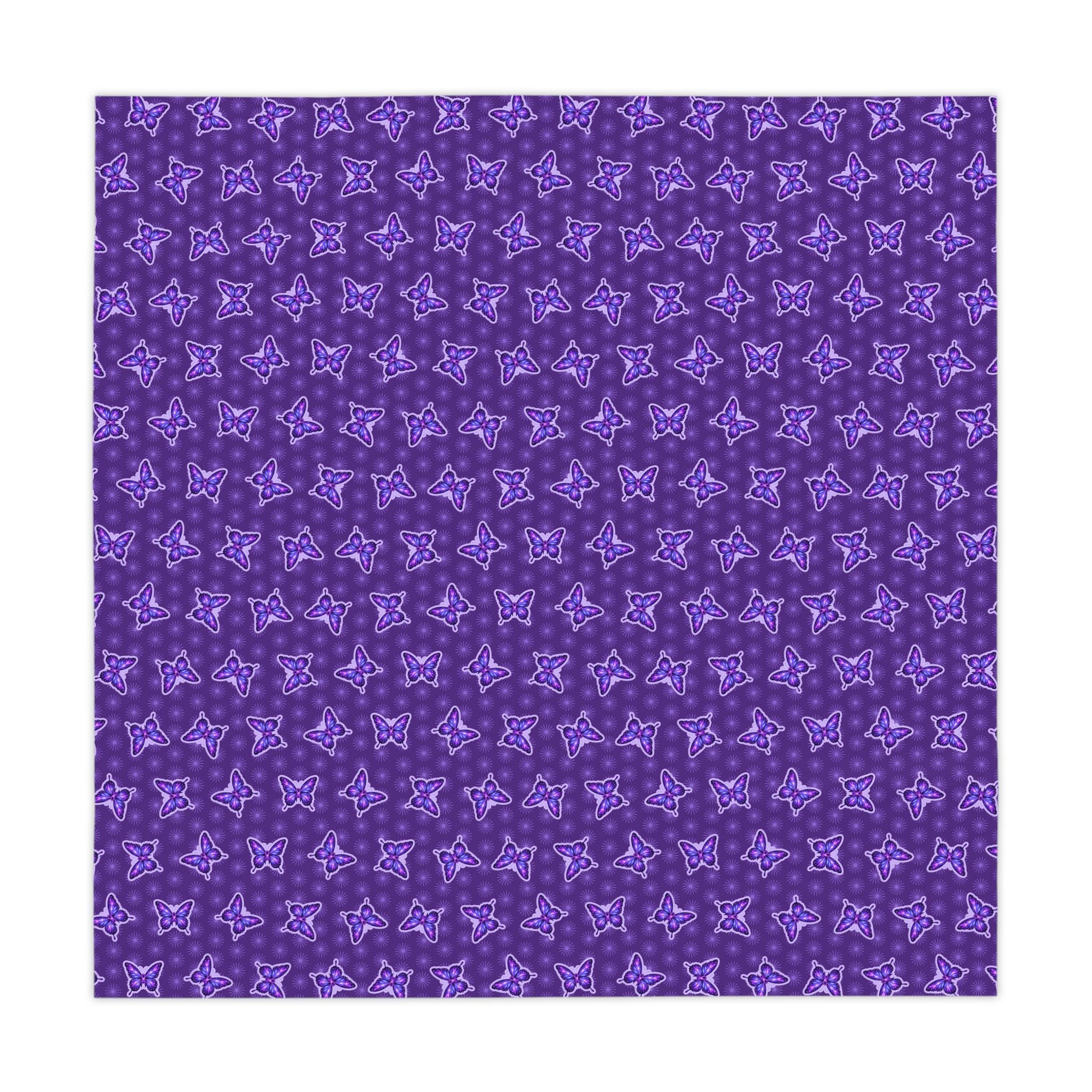 Purple Butterfly Tablecloth – Awareness-Inspired Home Decor