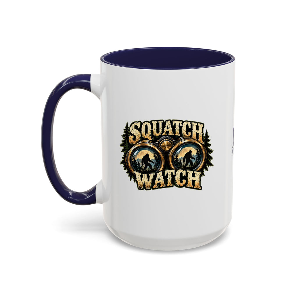 Squatch Watch Bigfoot Mug | Two-Tone Sasquatch Coffee Cup (11oz/15oz)