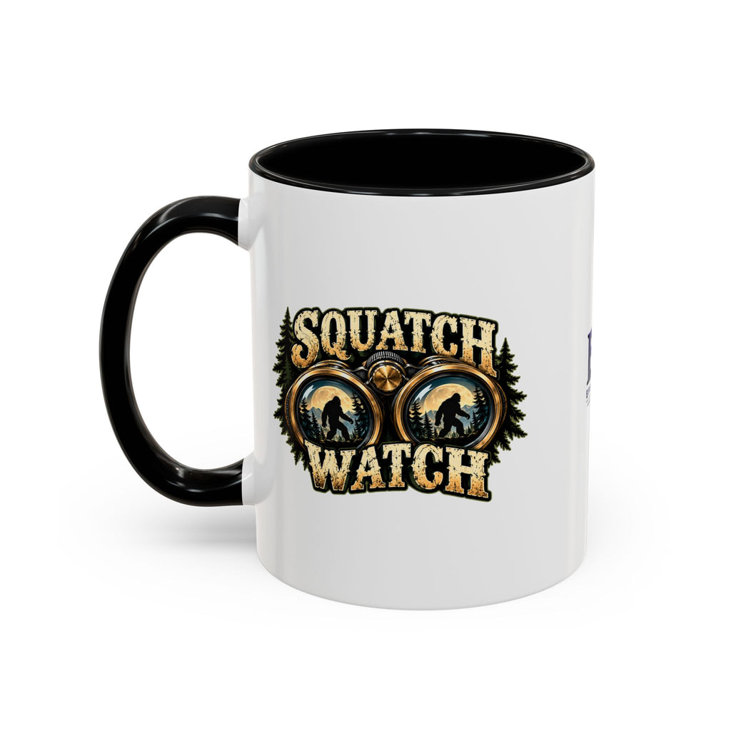 Squatch Watch Bigfoot Mug | Two-Tone Sasquatch Coffee Cup (11oz/15oz)