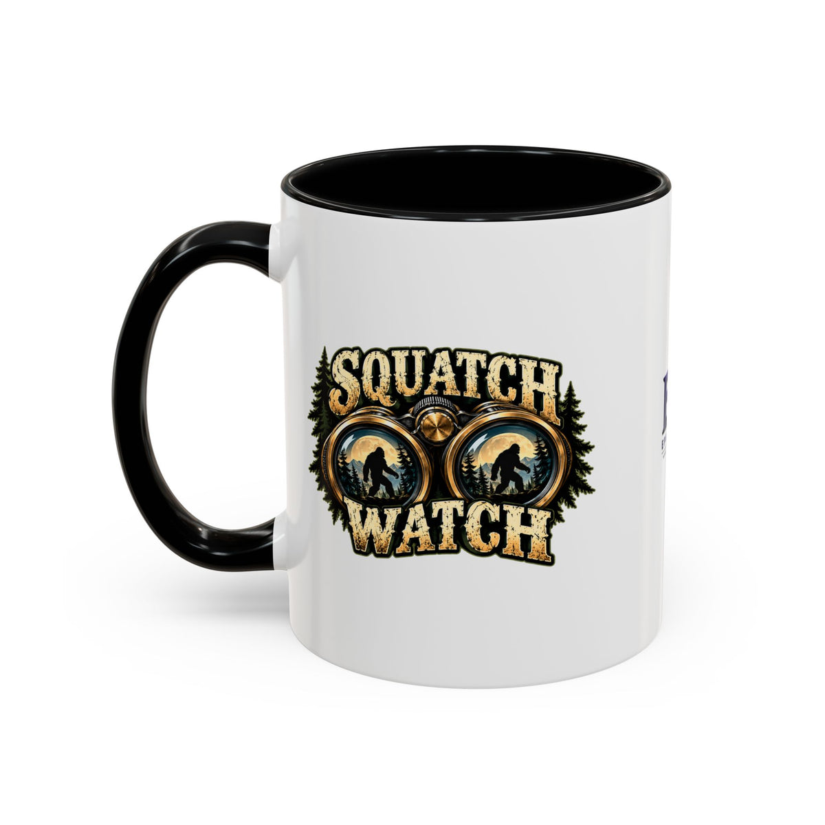 Squatch Watch Bigfoot Mug | Two-Tone Sasquatch Coffee Cup (11oz/15oz)