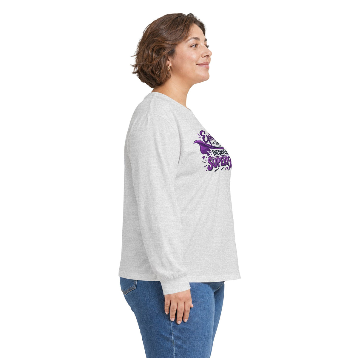 Epilepsy: A Very Inconvenient Superpower Long Sleeve Shirt | Funny Epilepsy Awareness Tee