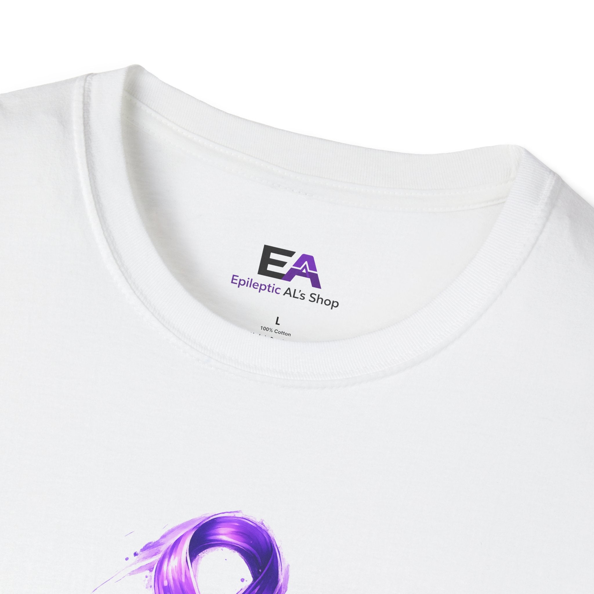 Fierce. Brave. Aware. Purple Ribbon Epilepsy Awareness T-Shirt