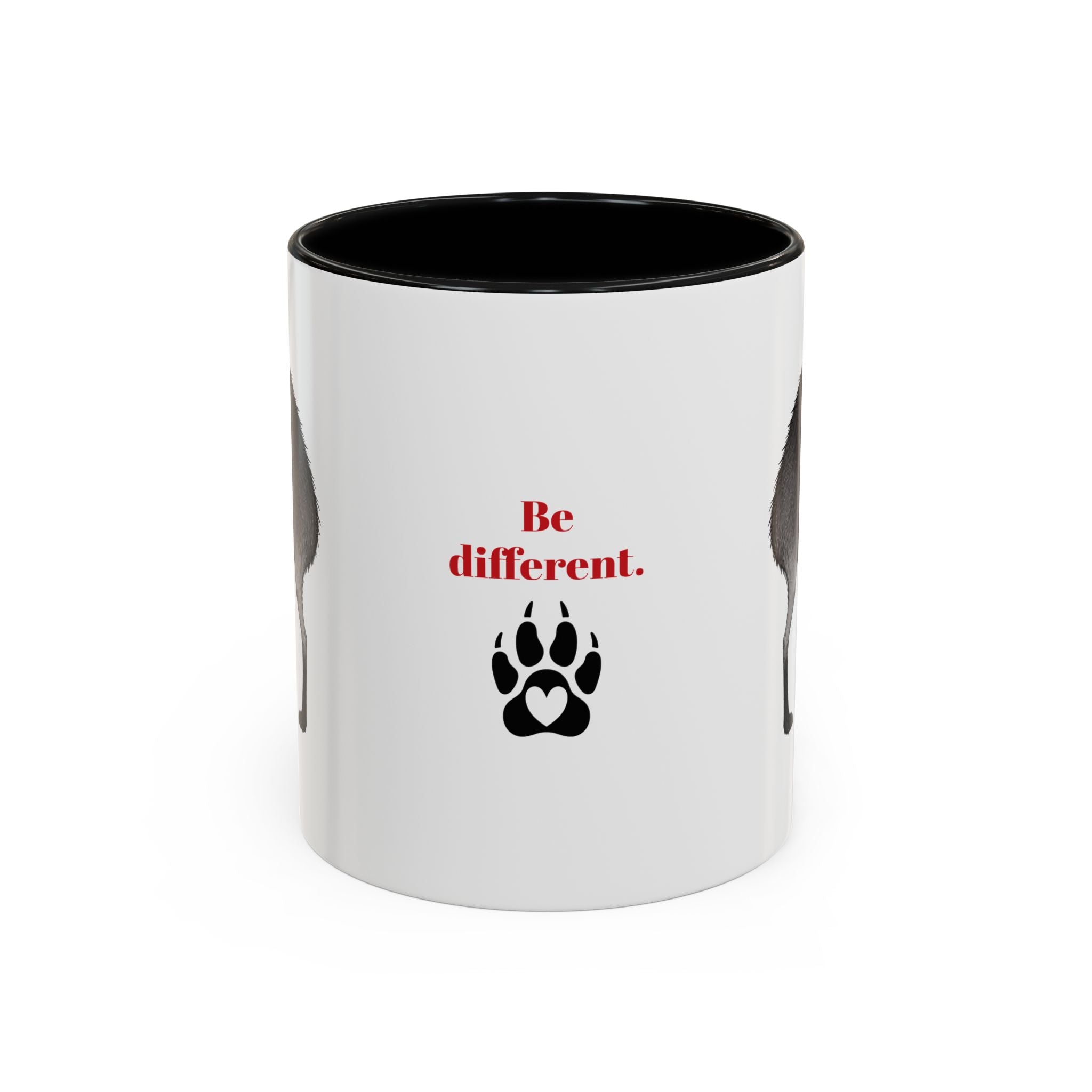 Jimothy “Be Different” Raccoon Mug