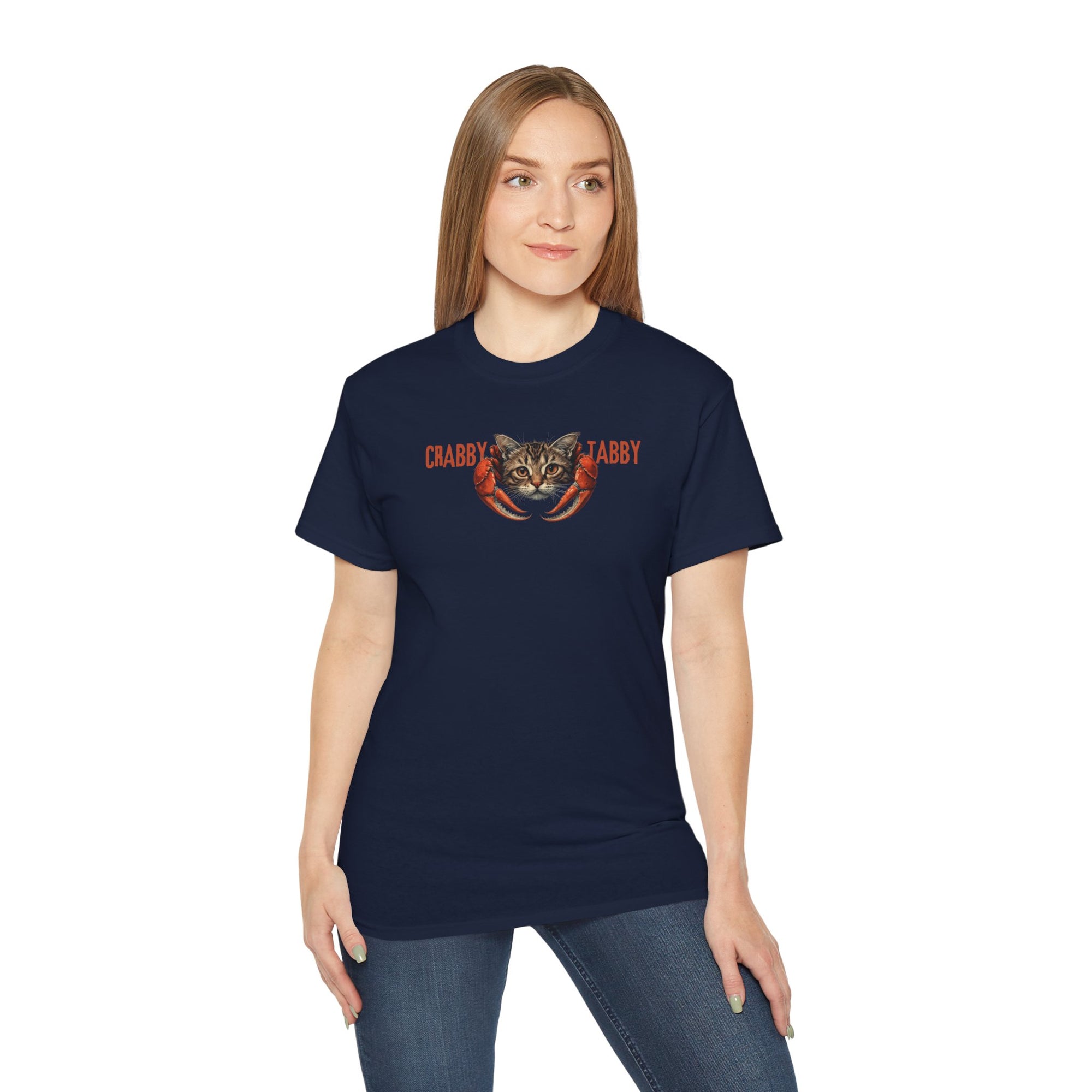 Crabby Tabby Cat Lover Unisex Tee