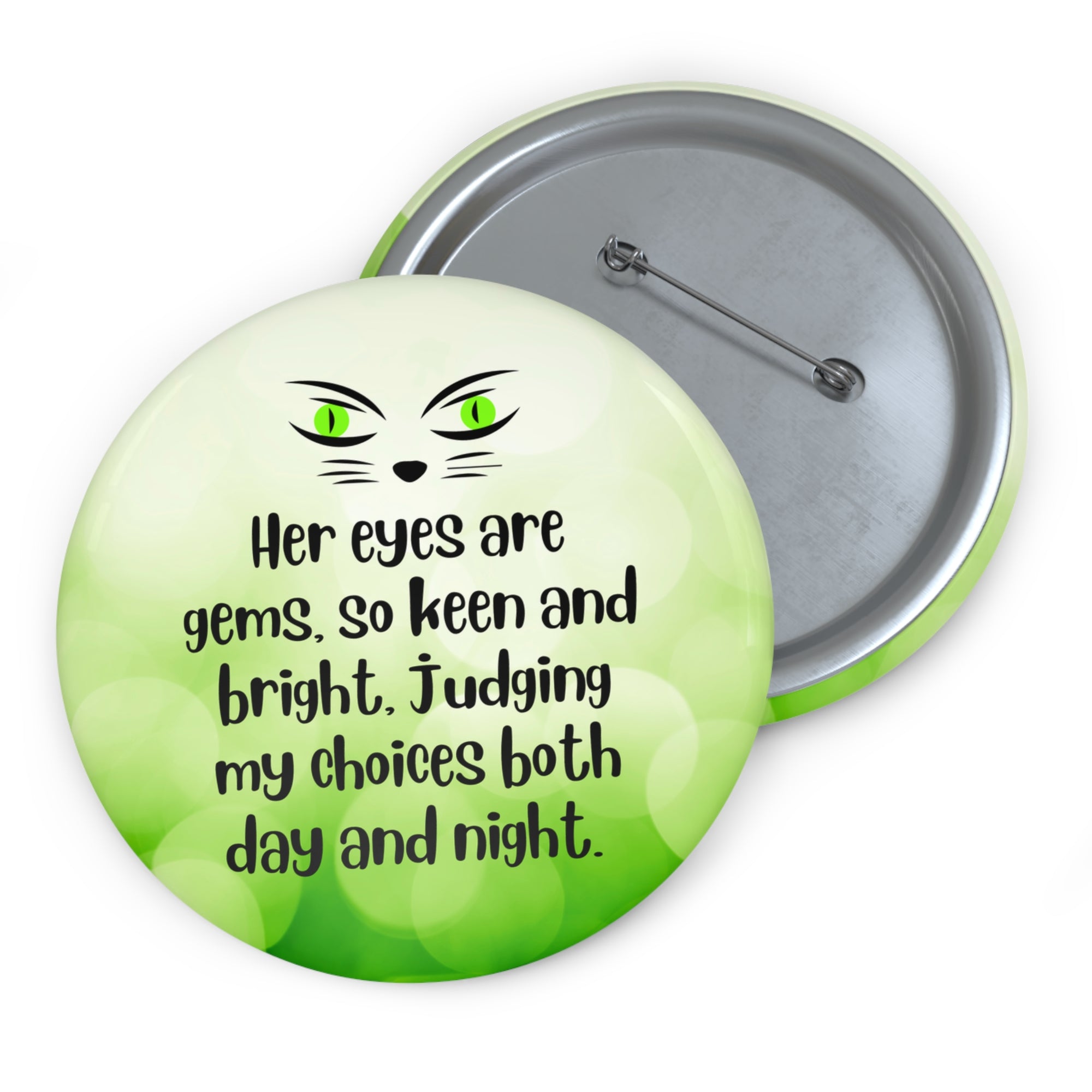 Judging Eyes Pin Buttons