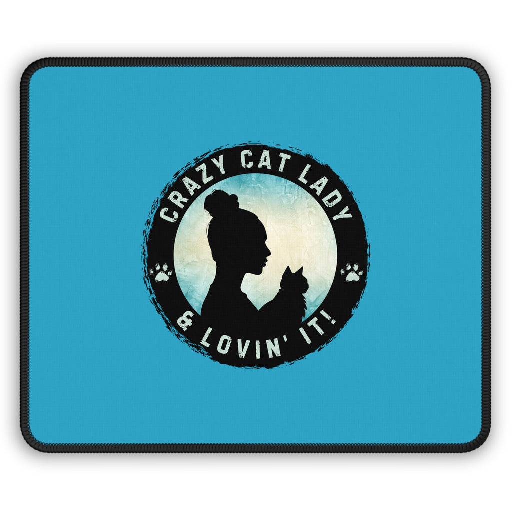 Crazy Cat Lady Gaming Mouse Pad