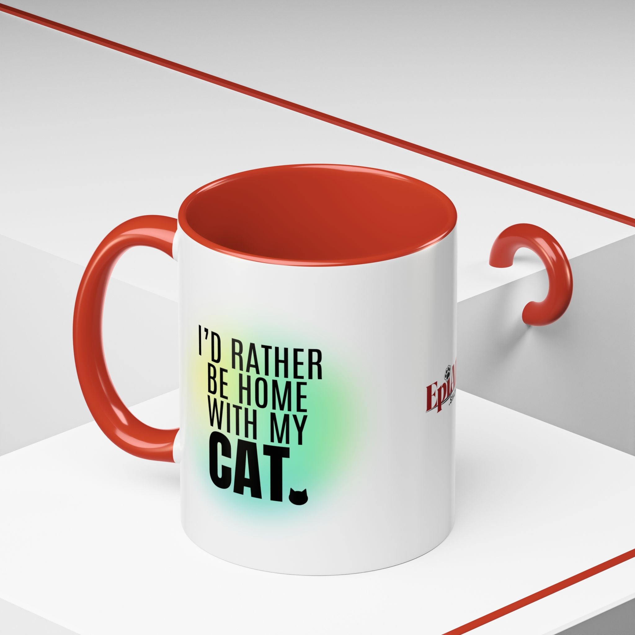 Photo depicting the ​Rather Be Home Accent Coffee Mug (11, 15oz) from EpiAl's Shop.
