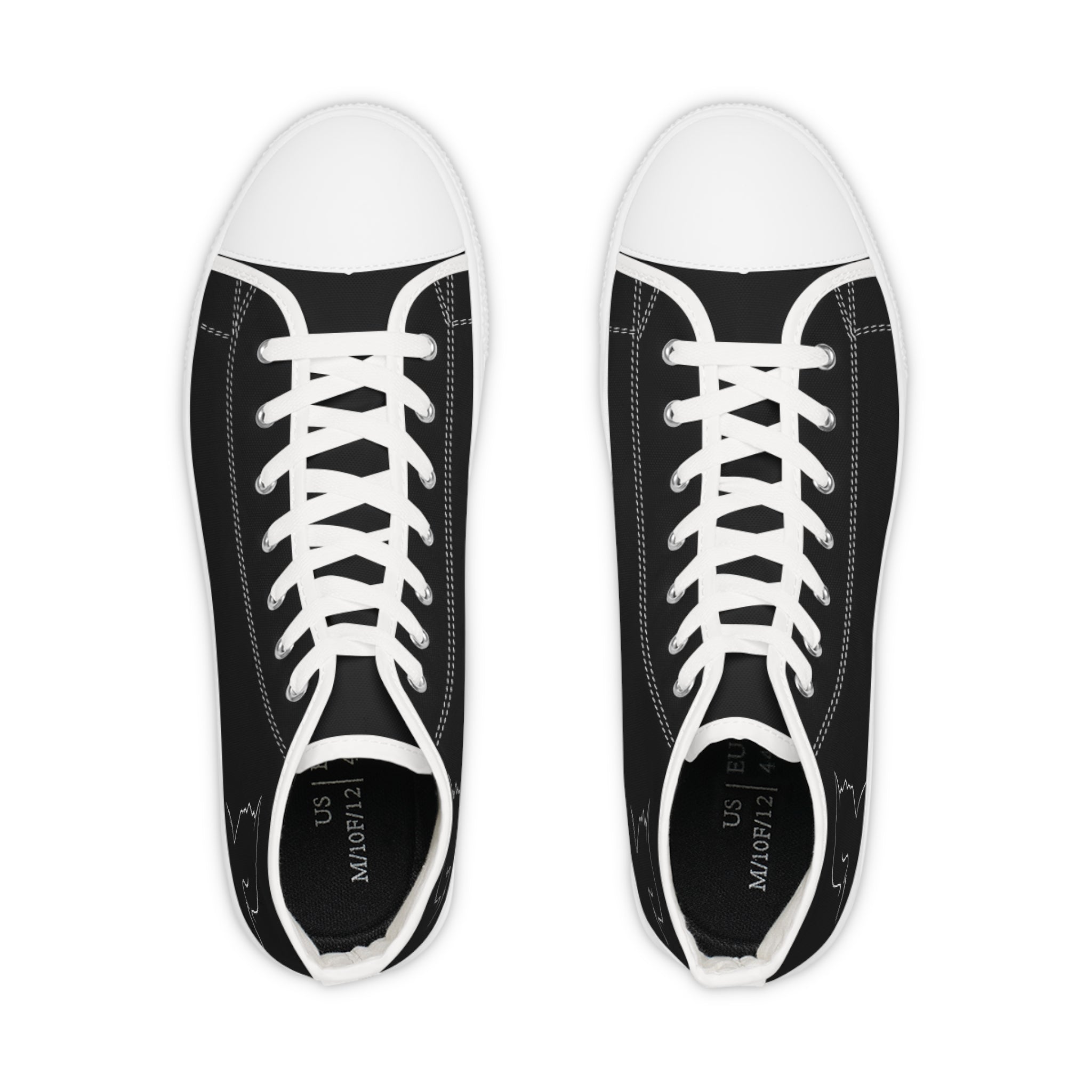 Quiet Confidence — Minimal Line High-Top Sneakers