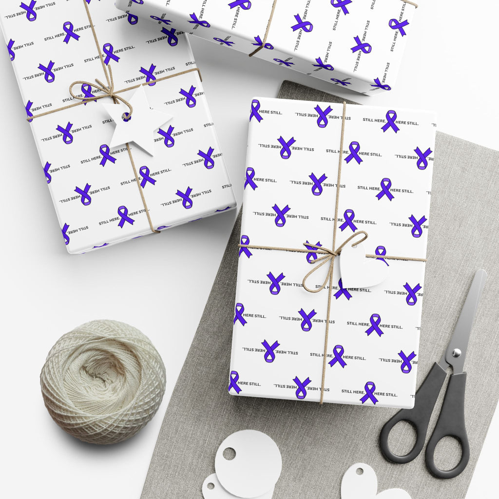 Still Here. Here Still. Gift Wrap Paper (Epilepsy Awareness)