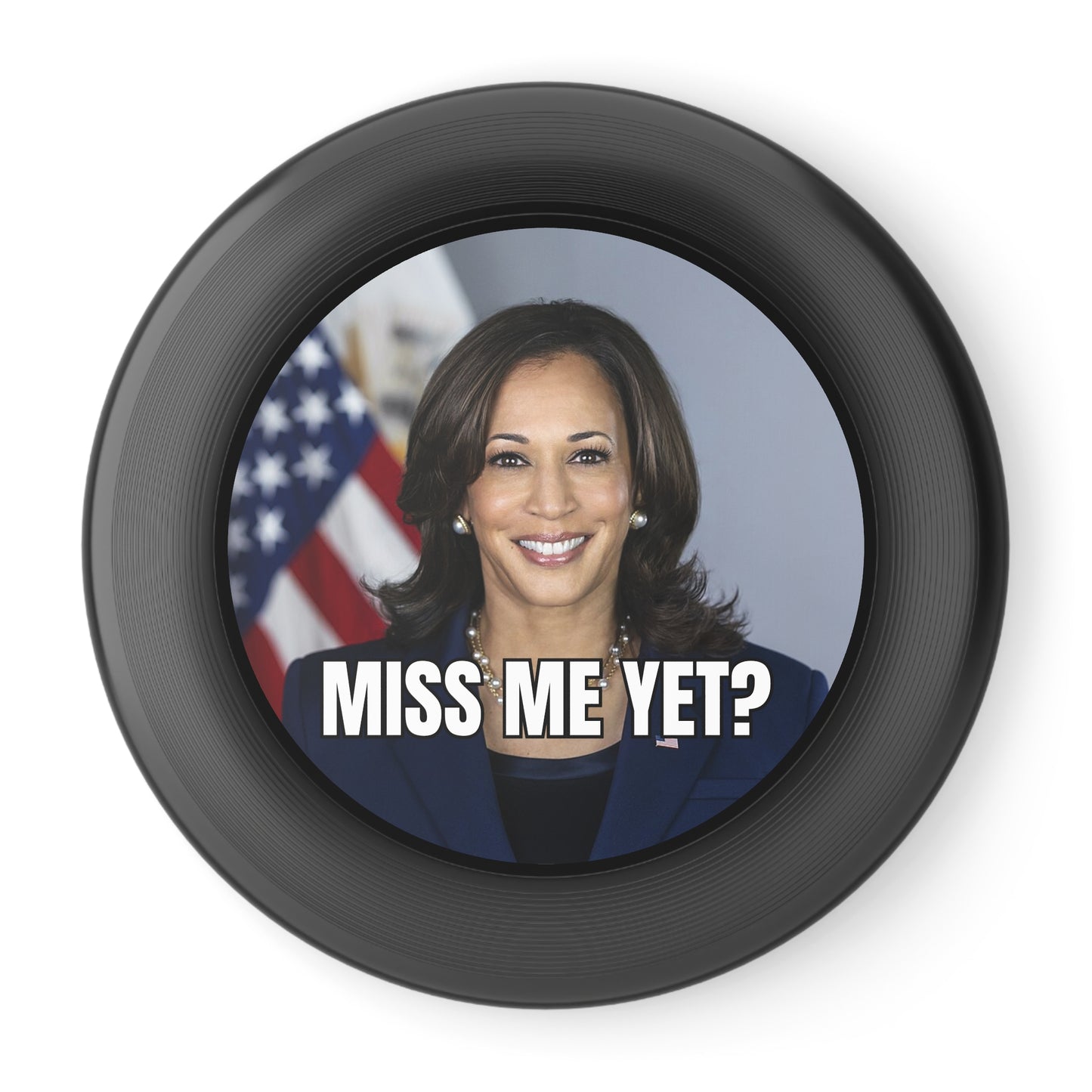 Funny Political Frisbee - 'Miss Me Yet?' Outdoor Game for Large Gatherings
