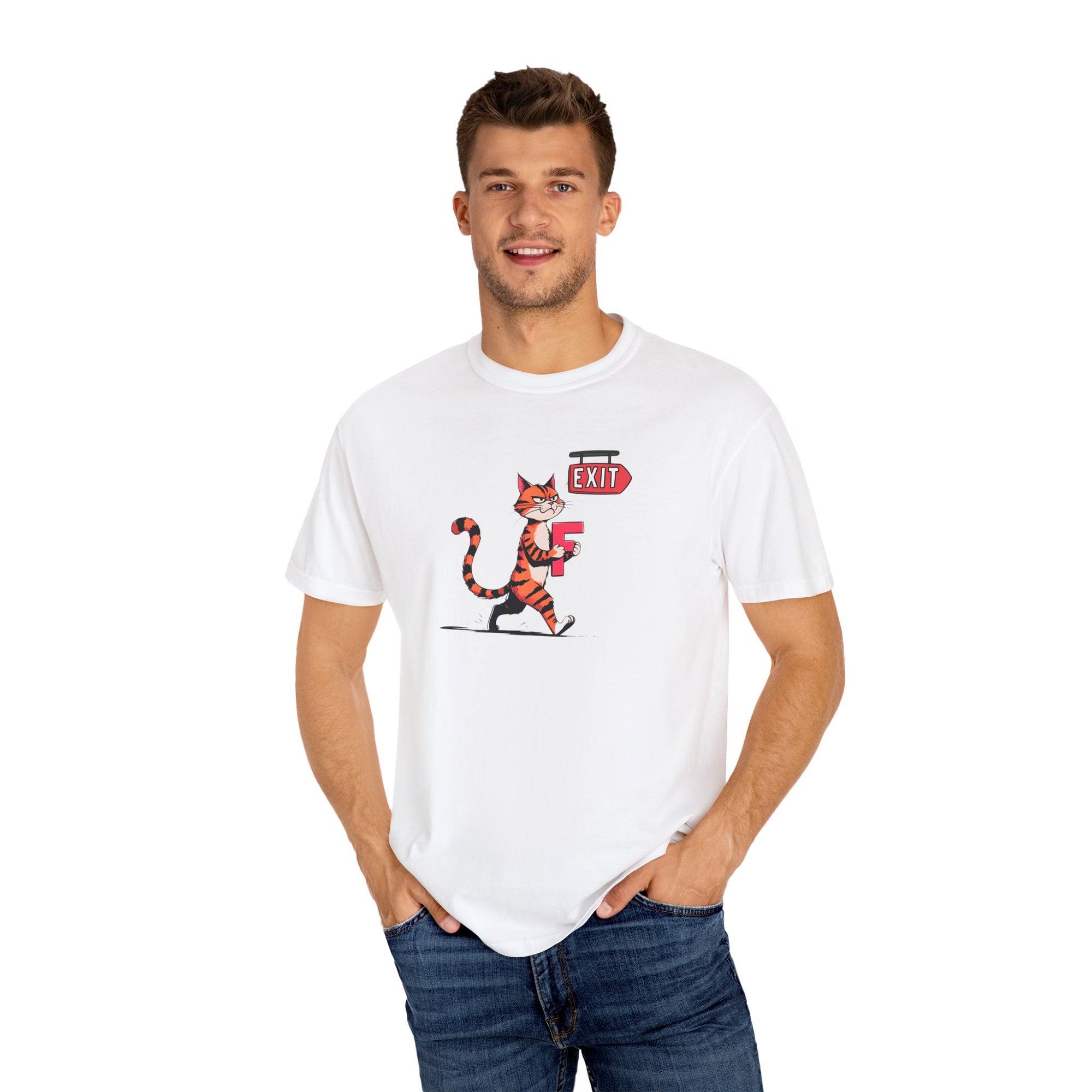 Getting the F Outta Here Unisex Garment-Dyed T-shirt