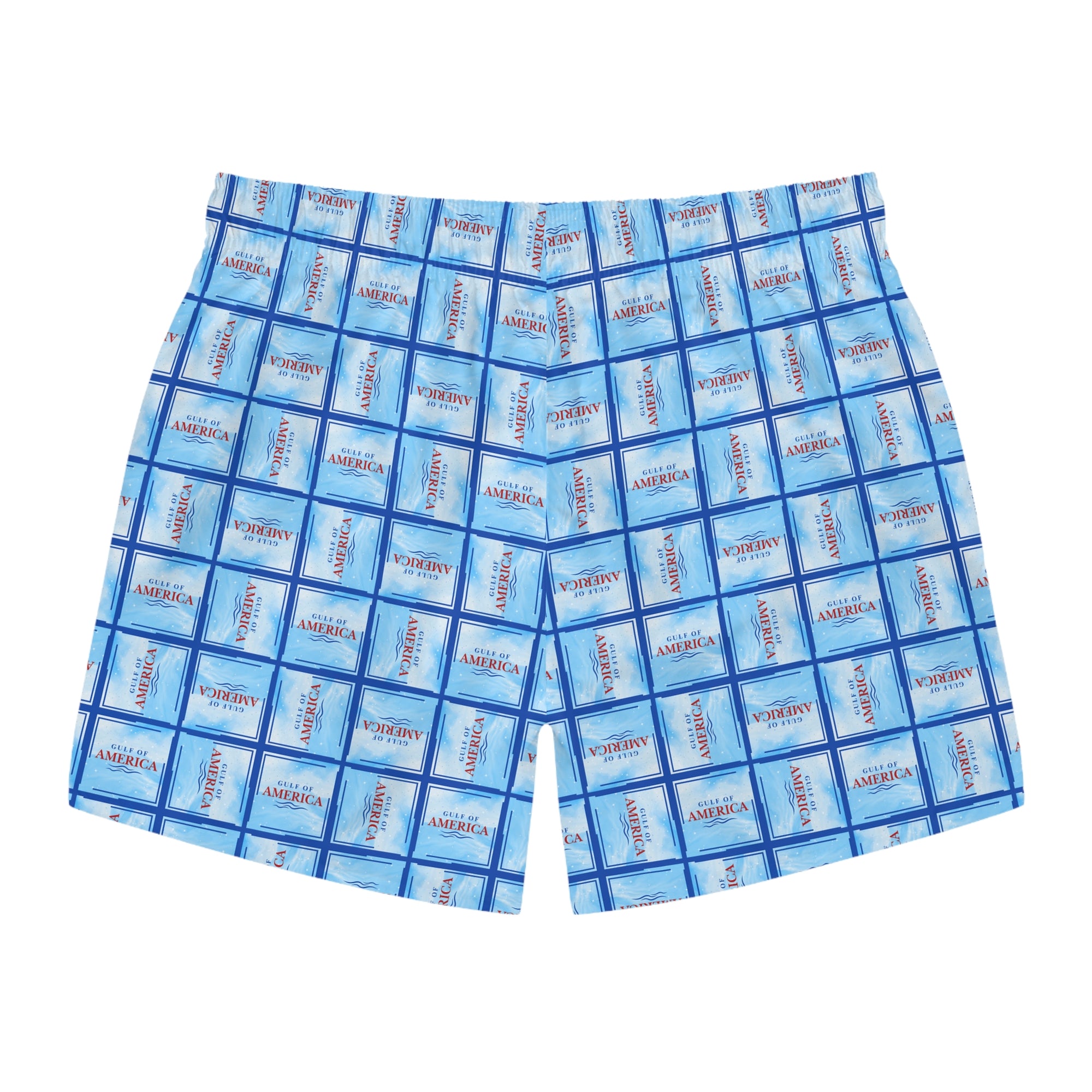 American Gulf Patterned Swim Trunks
