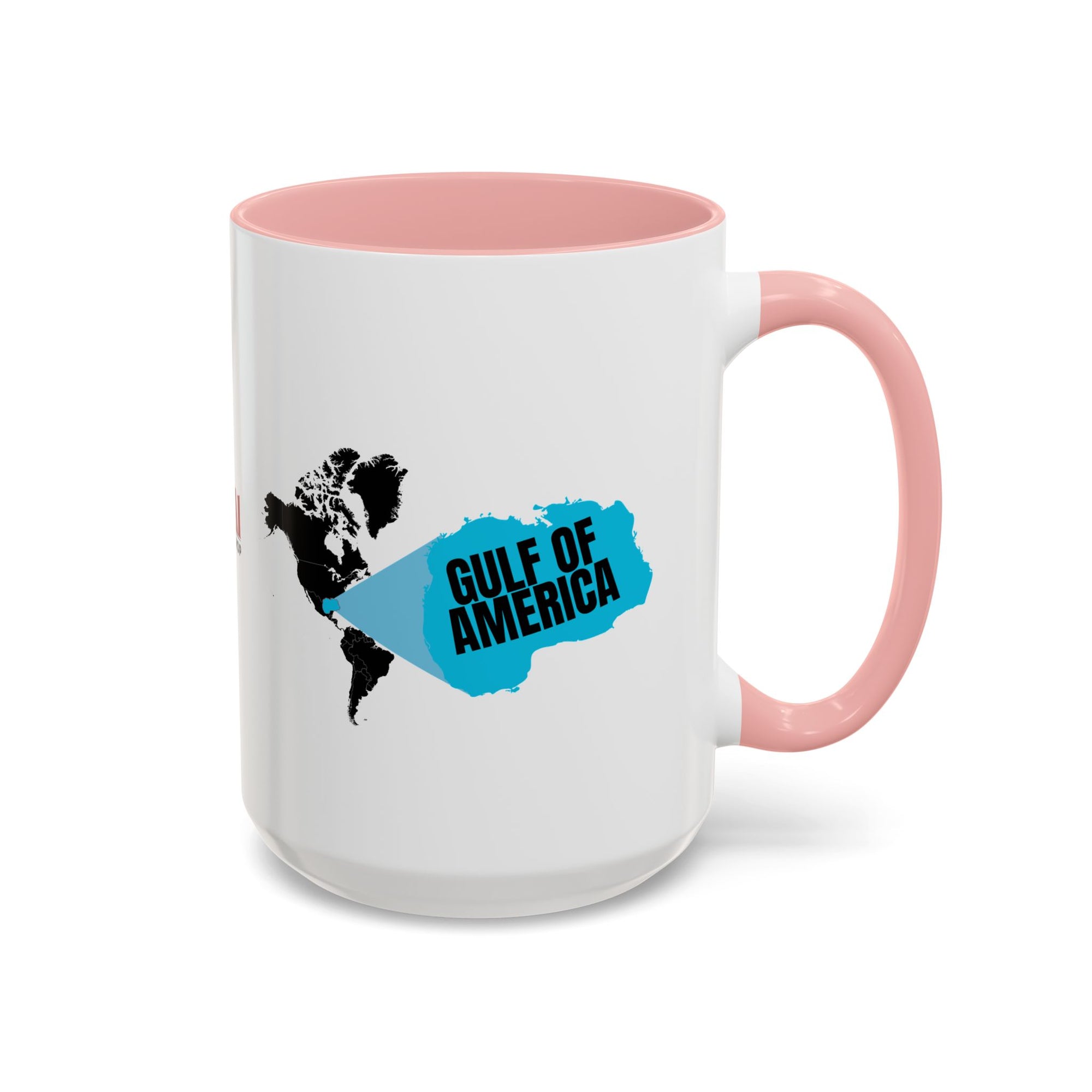 American Gulf Map Accent Coffee Mug