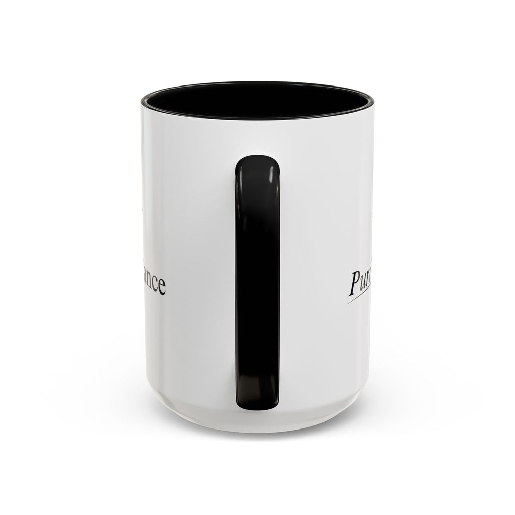 Purrseverance Accent Coffee Mug (11, 15oz)