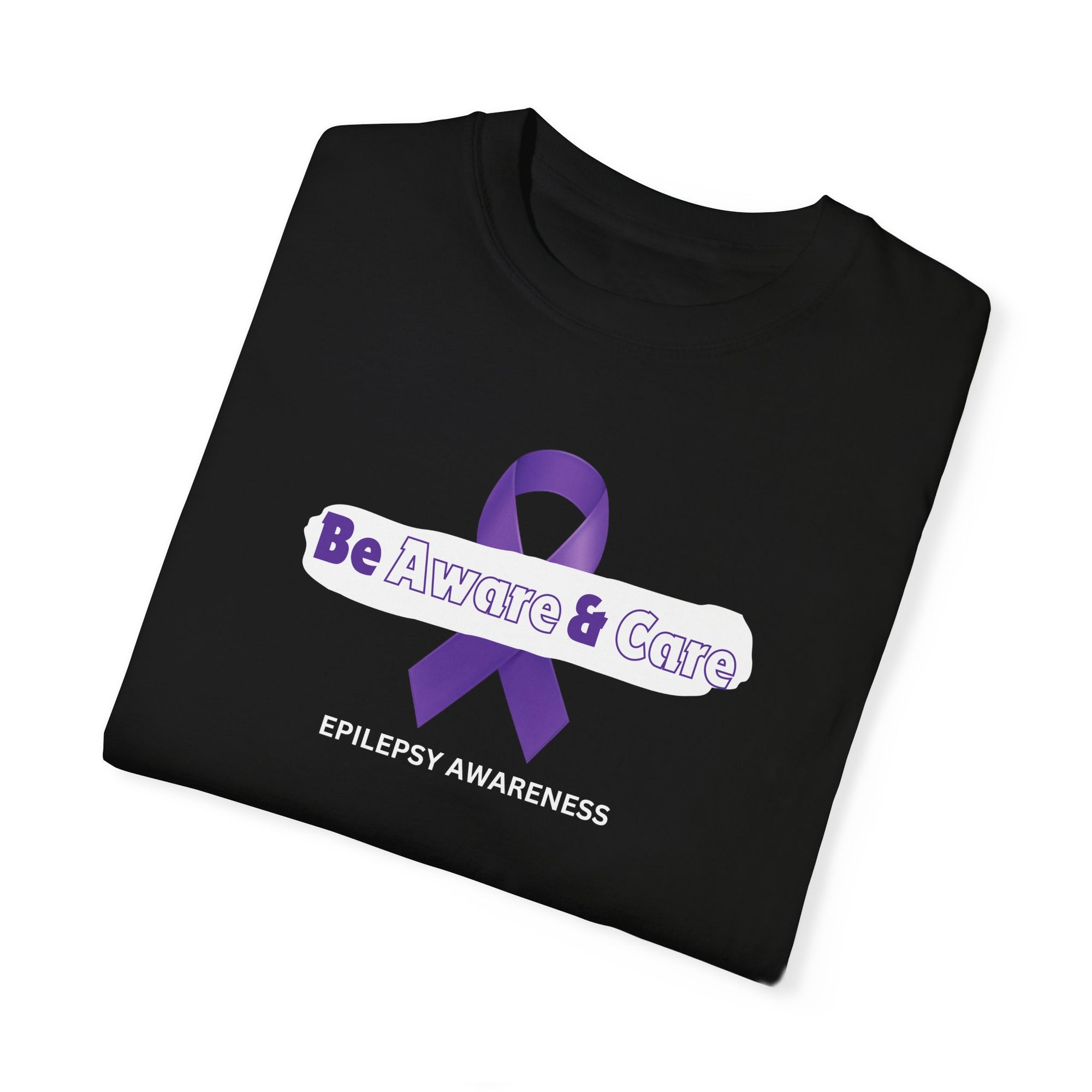 Be Aware Unisex Garment - Dyed T - shirt - T - Shirt - Epileptic Al’s Shop