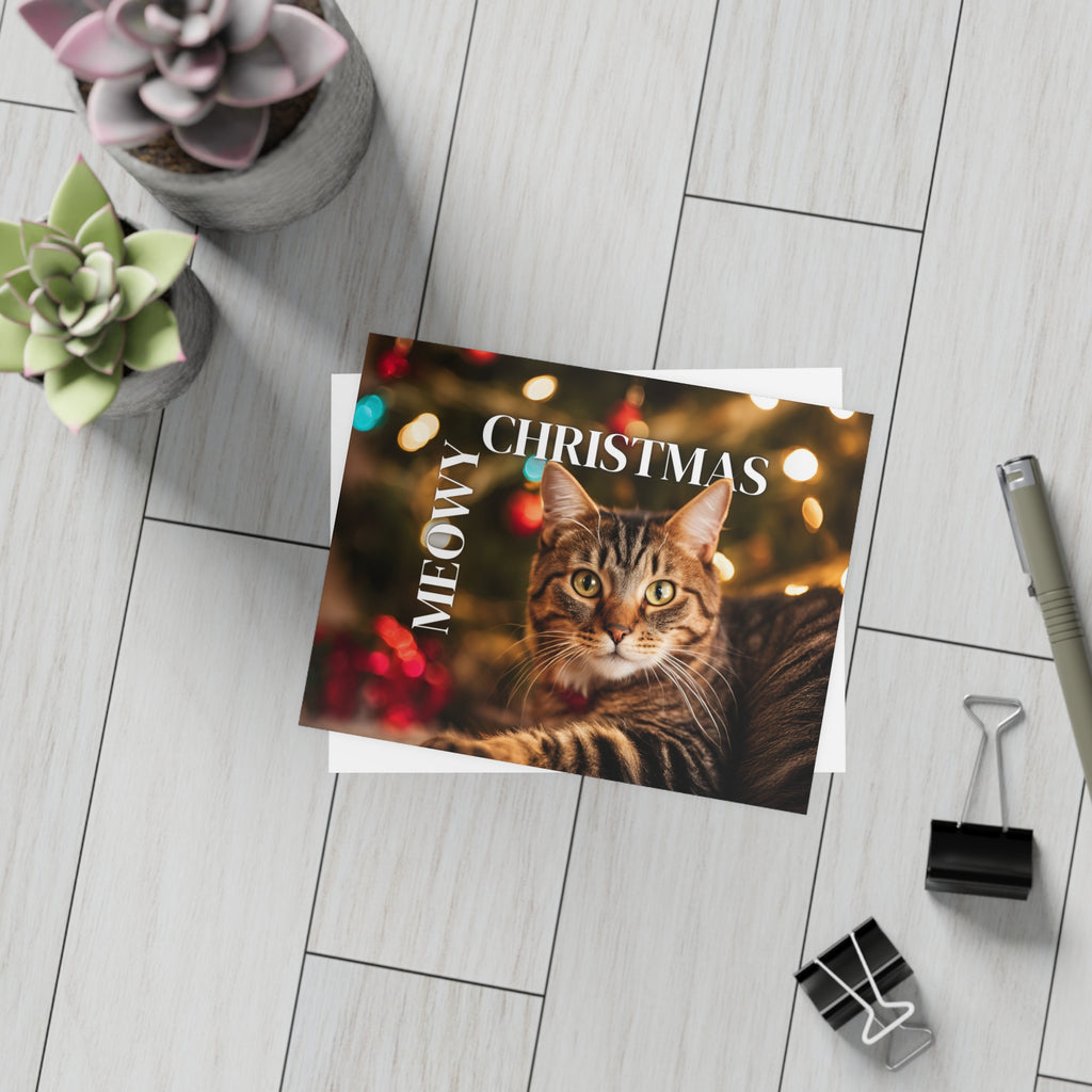 Meowy Christmas Postcard Bundles (envelopes included)