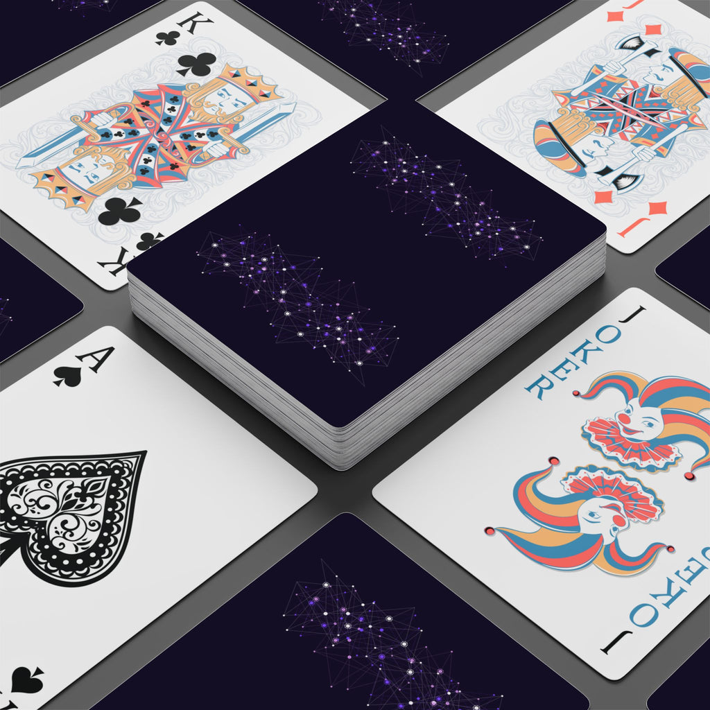 Neuro Network Epilepsy Awareness Playing Cards – Purple Connection Poker Deck