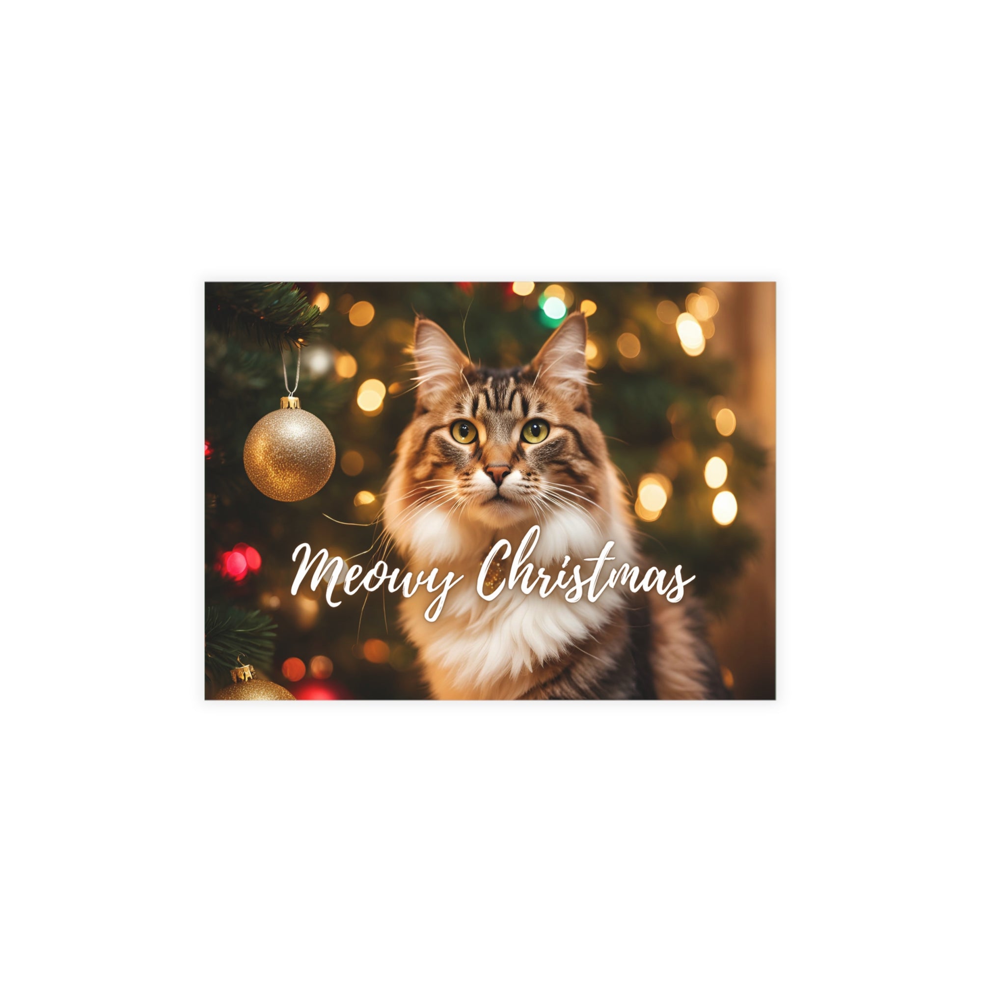 Pretty Meowy Christmas Postcard Bundles (envelopes included)