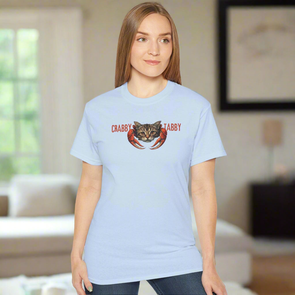 Crabby Tabby Cat Lover Unisex Tee