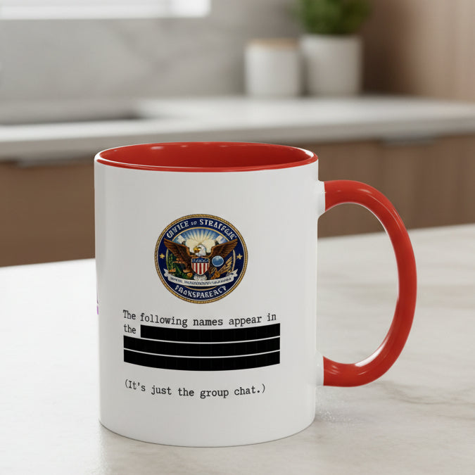 Unsealed Documents Coffee Mug – Redacted Files Political Satire Mug