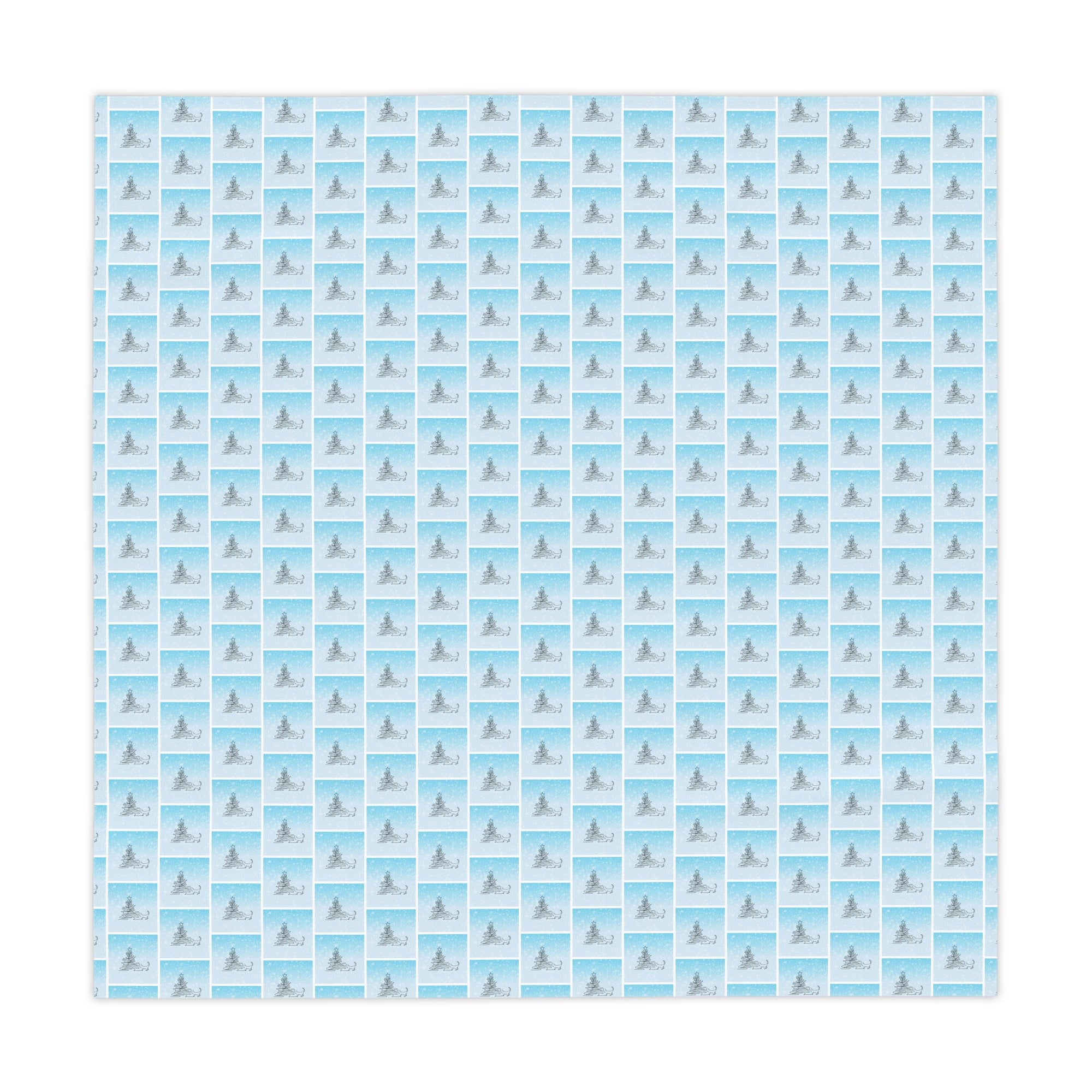 Abstract Kitty Christmas Tablecloth