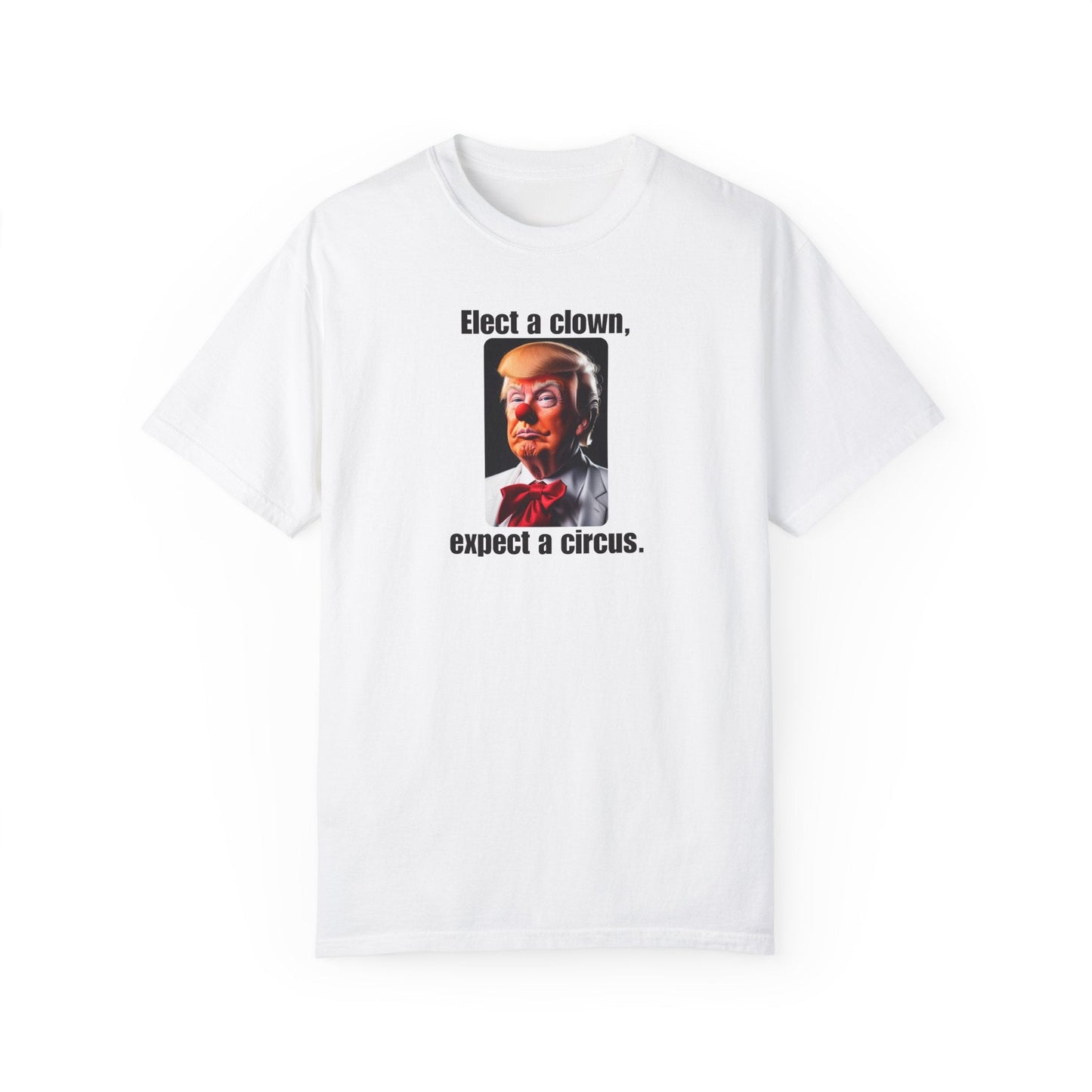 Humorous Political T-Shirt - 'Elect a Clown, Expect a Circus' Printify