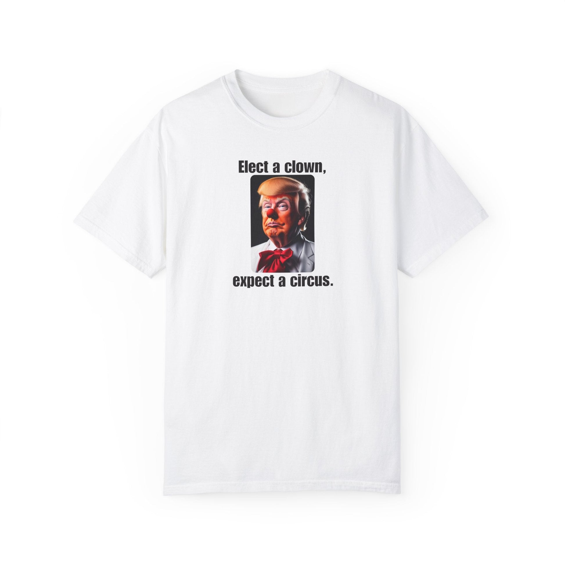 Humorous Political T-Shirt - 'Elect a Clown, Expect a Circus' Printify