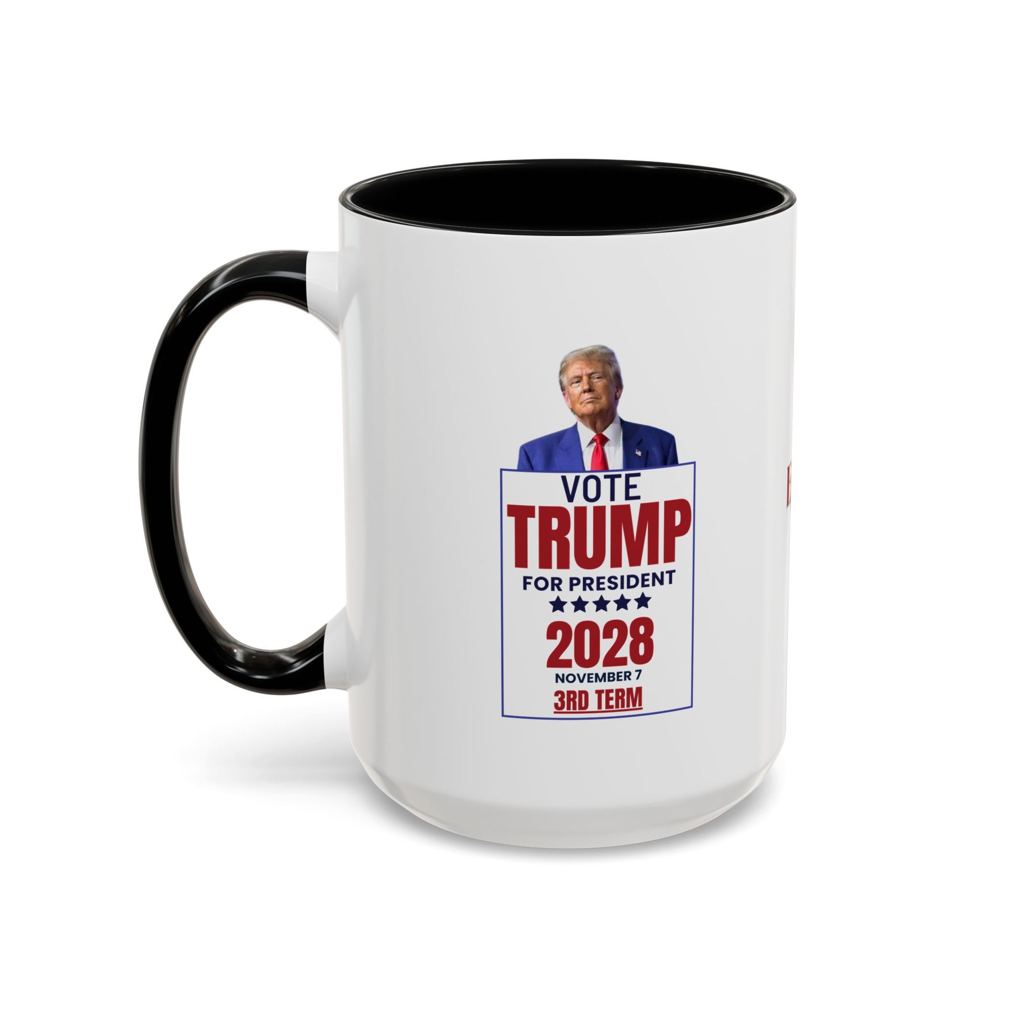 Vote Trump for President Coffee Mug – 11oz & 15oz Accent Mug for Political Enthusiasts