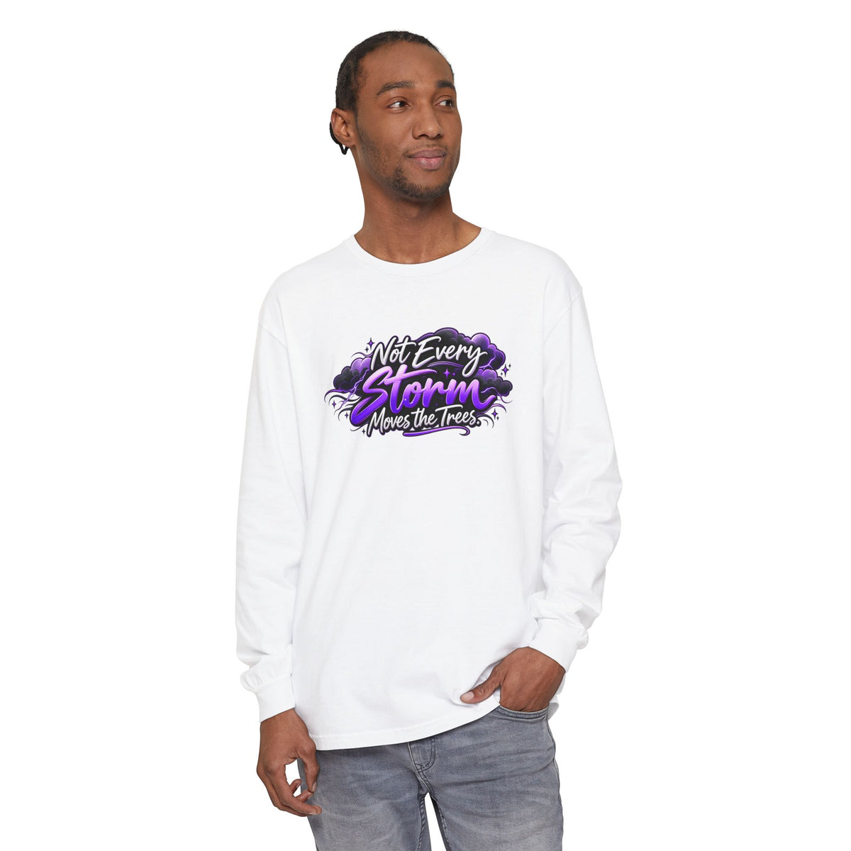 Not Every Storm Moves the Trees Epilepsy Awareness Long Sleeve Shirt