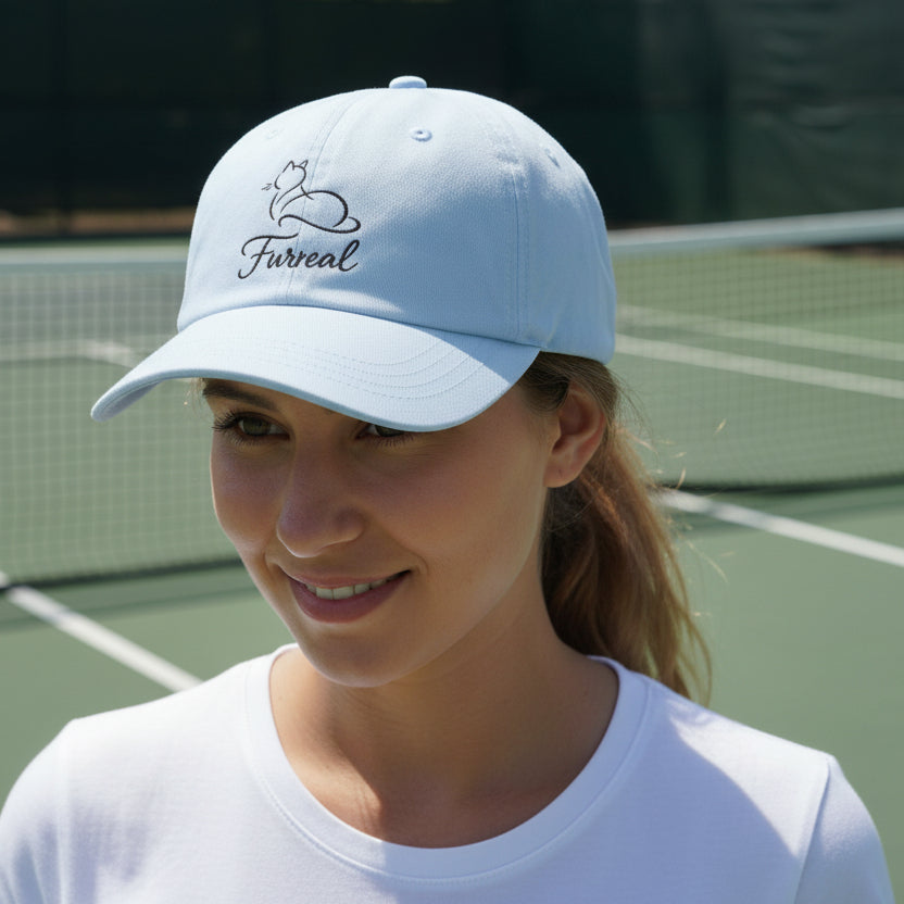 Furreal Dad Hat – Minimal Cat Lover Baseball Cap