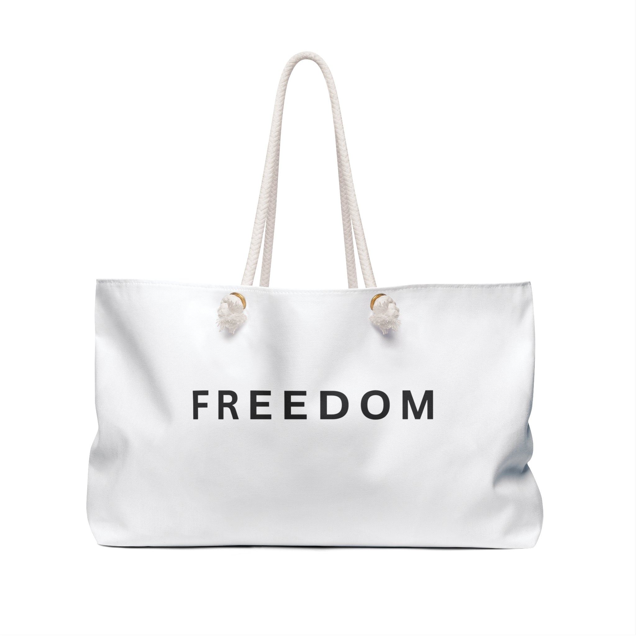 Black & White Freedom Weekender Bag – Patriotic Travel Tote
