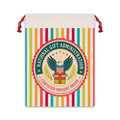 National Gift Administration Drawstring Gift Bag | Certified Present Inside Reusable Gift Sack