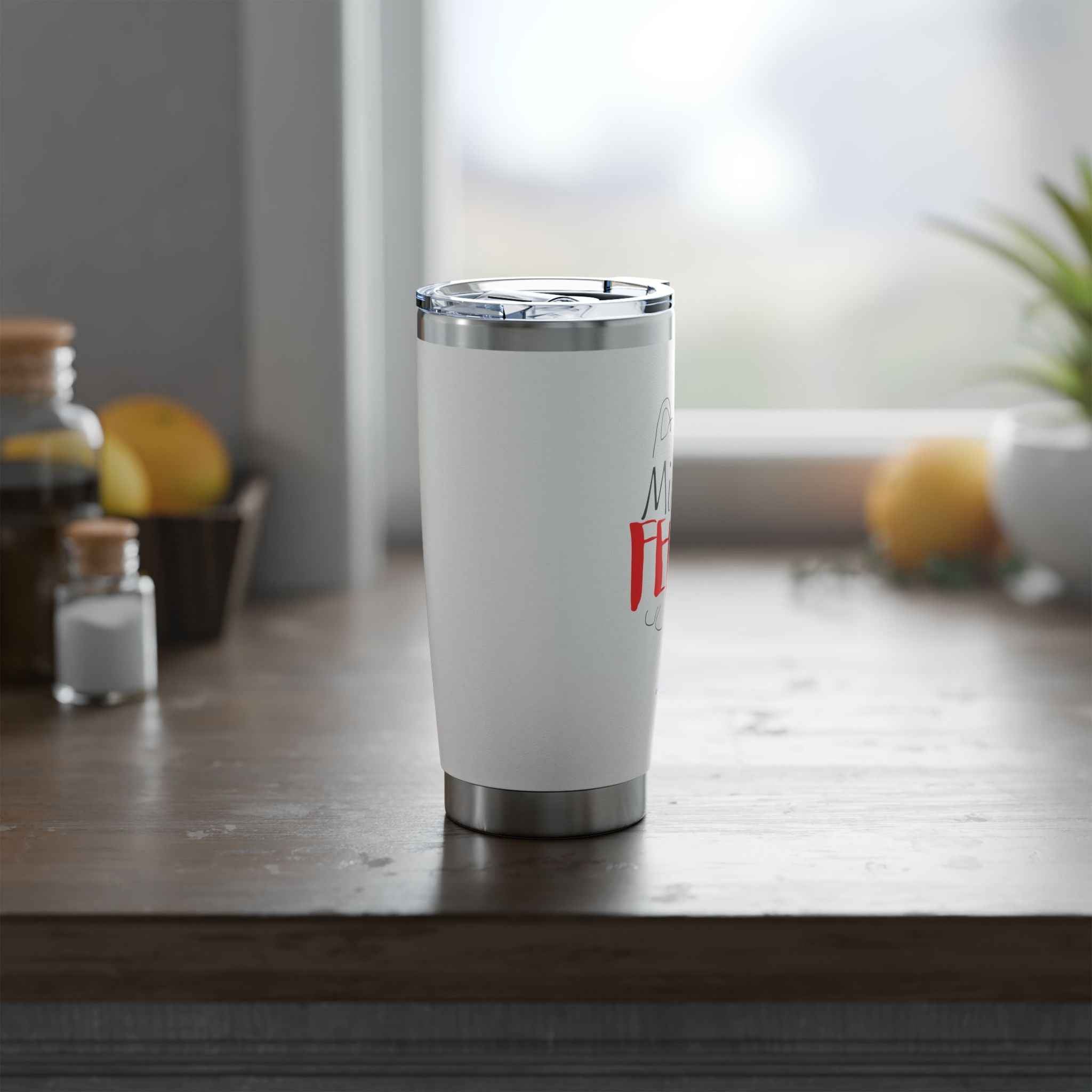 Mildly Feral 20oz Stainless Steel Tumbler – Funny Cat Lover Travel Cup