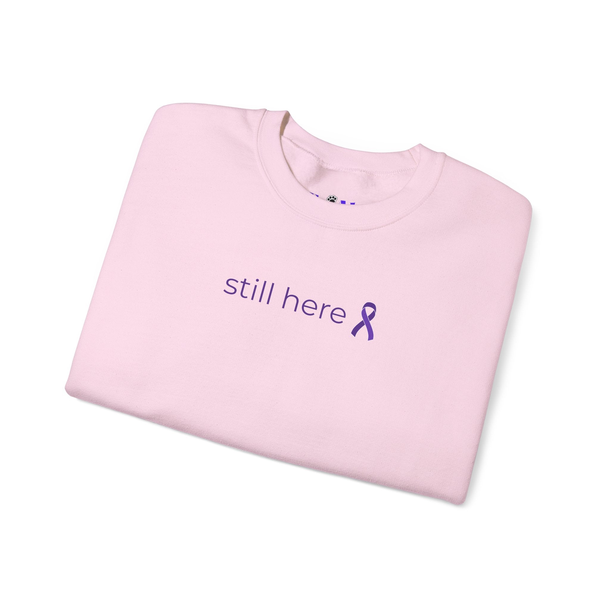 Still Here Printed Crewneck Sweatshirt