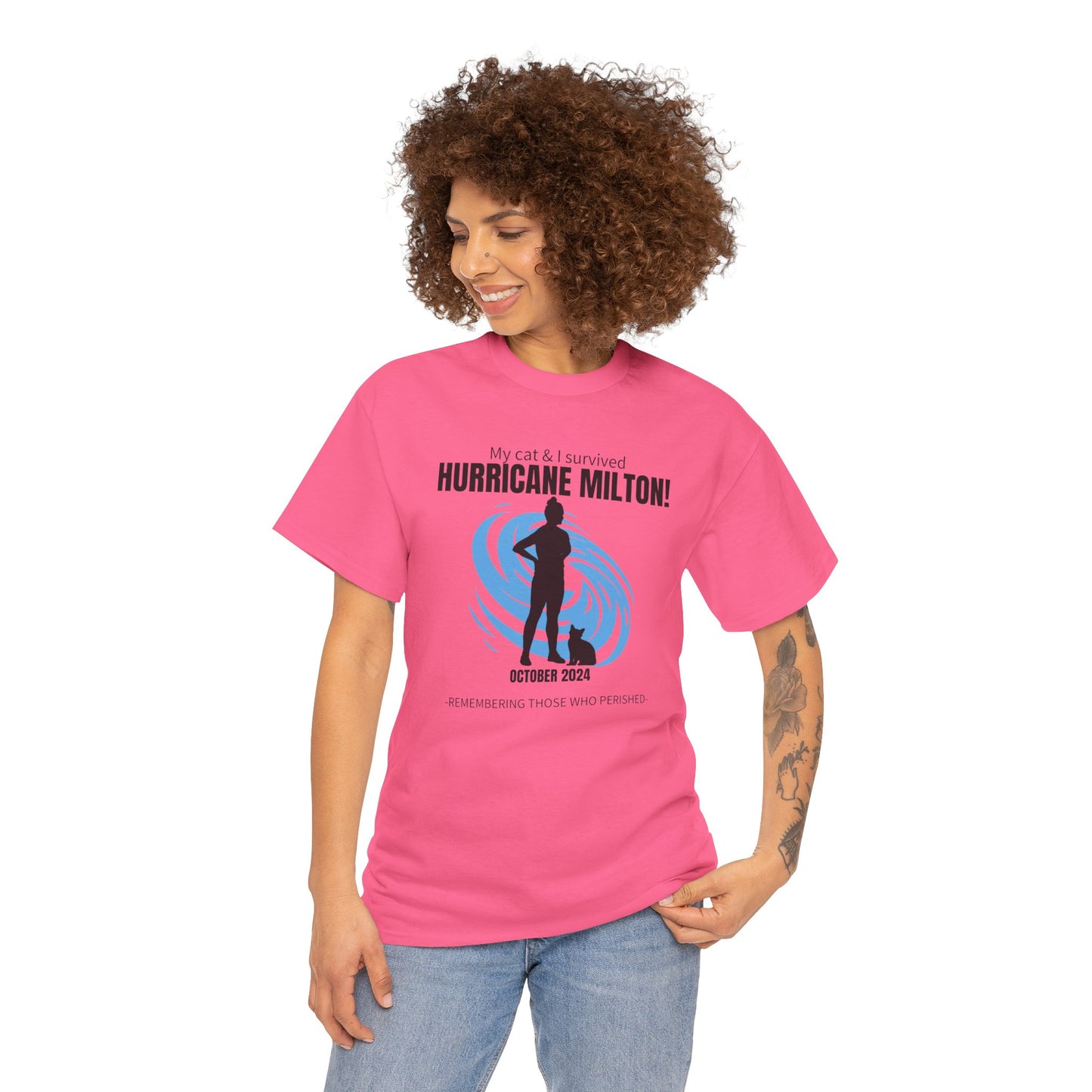 Hurricane Milton Survivor Unisex Heavy Cotton Tee