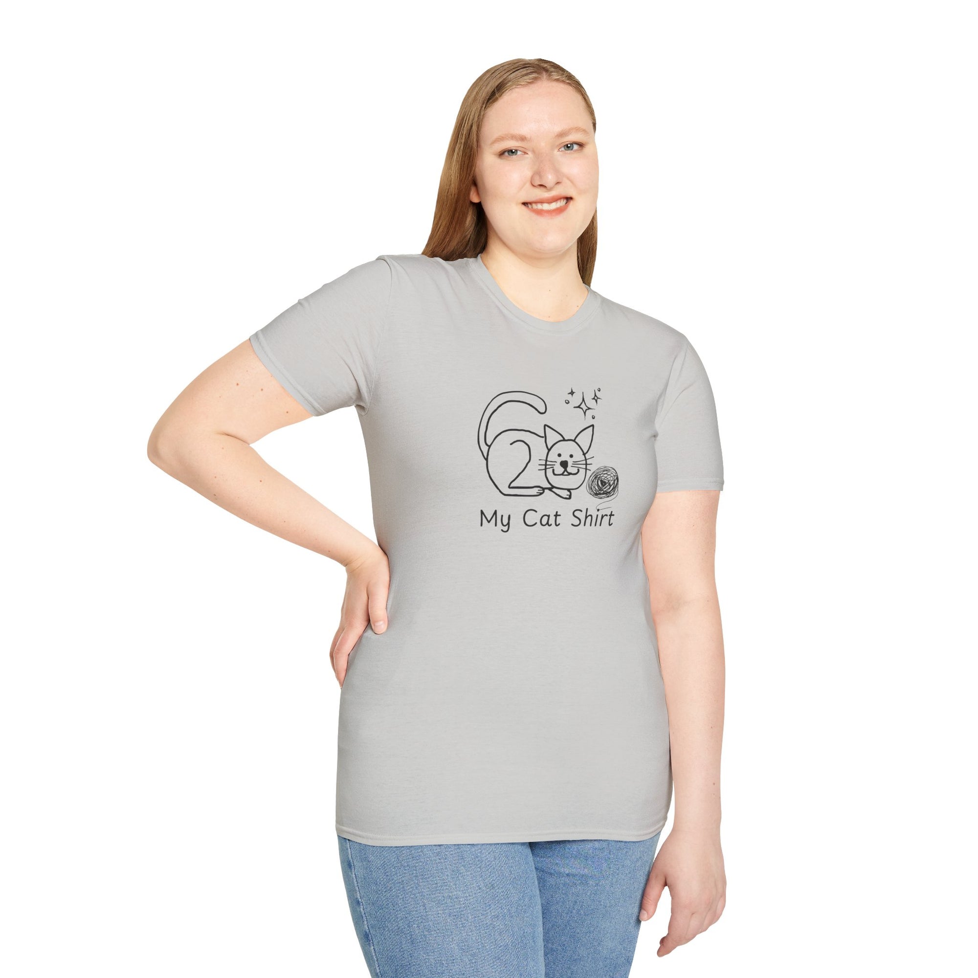 Cute Cat Lover T-Shirt - My Cat Shirt Design