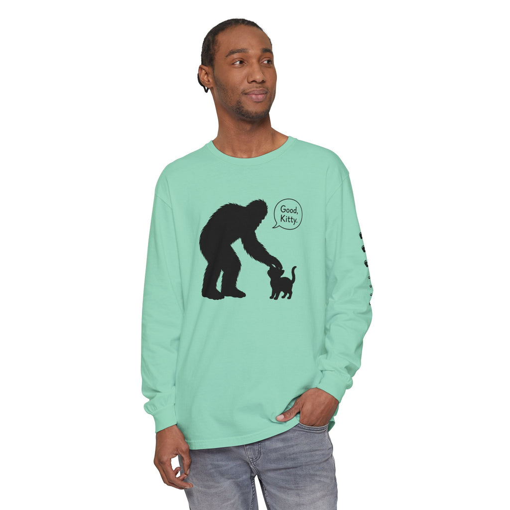 Bigfoot & Kitty “Good, Kitty.” Long Sleeve Shirt
