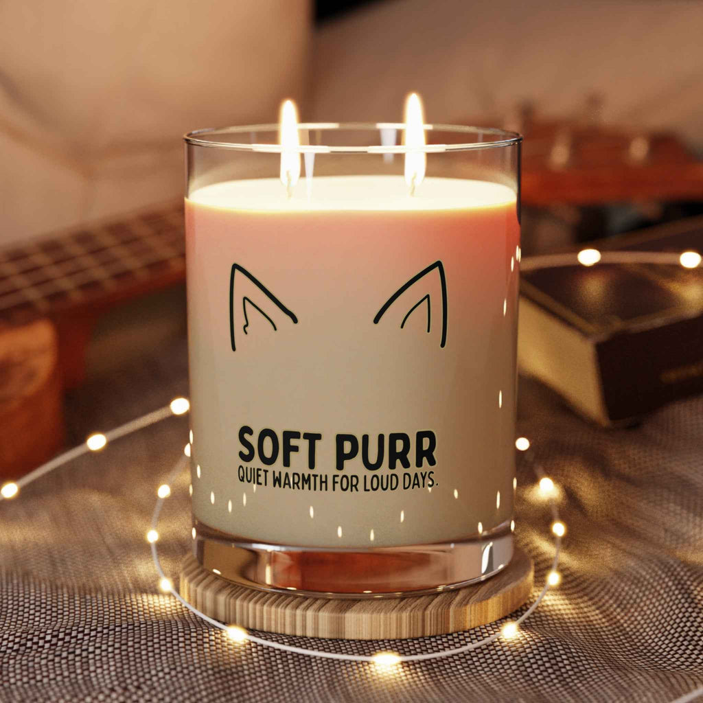 Soft Purr Jar Candle — Quiet Warmth for Loud Days