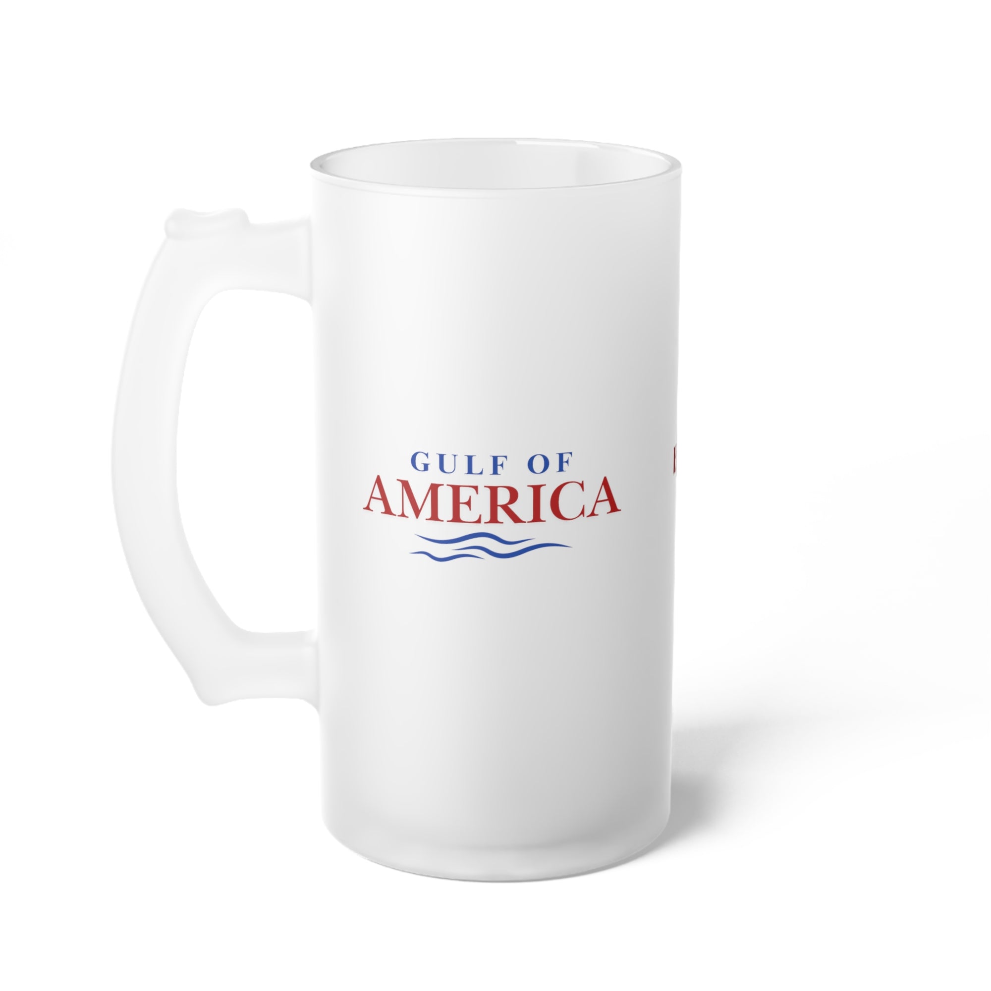 American Gulf Frosted Glass Beer Mug