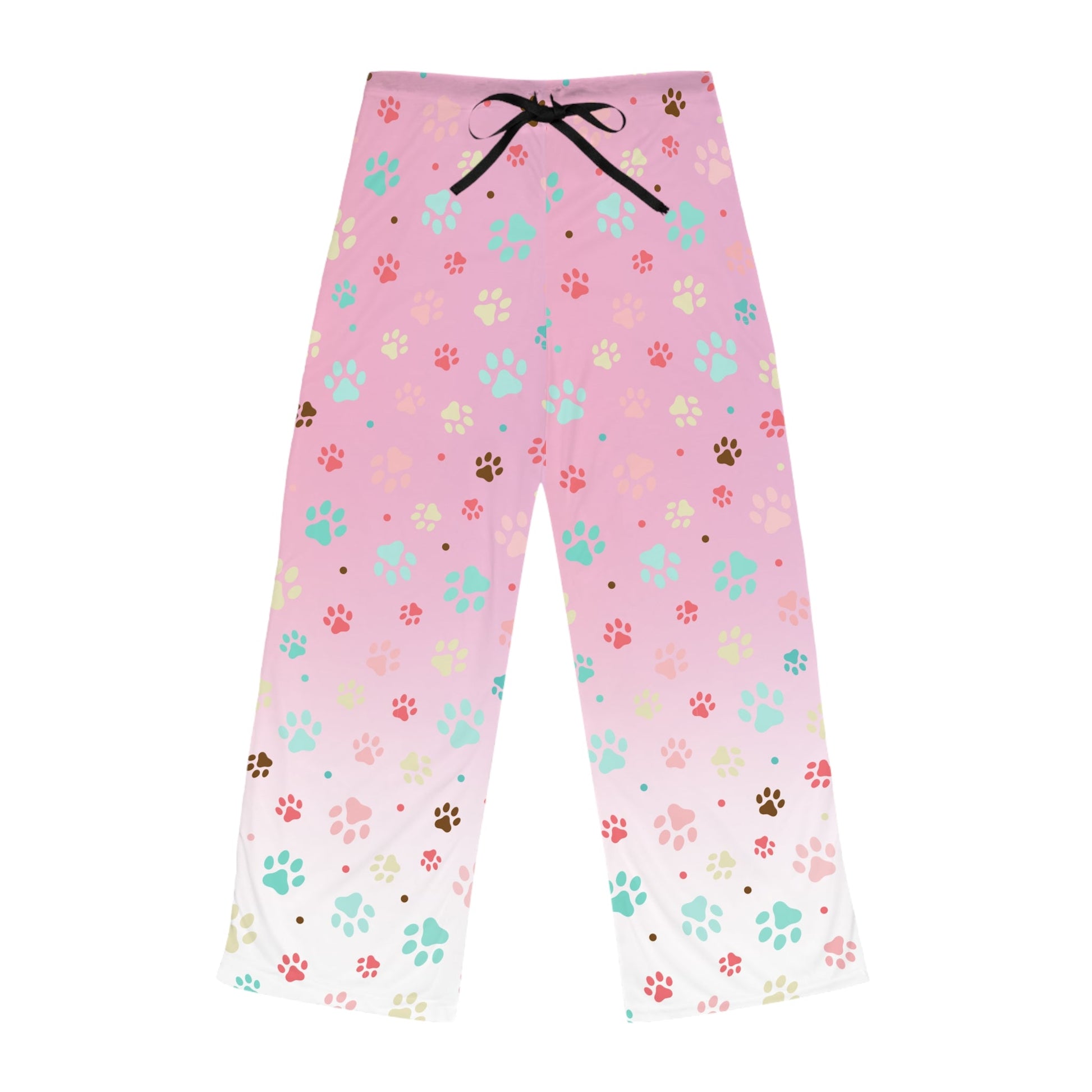 Cute Paw Print Women's Pajama Pants - Cozy & Comfortable Printify