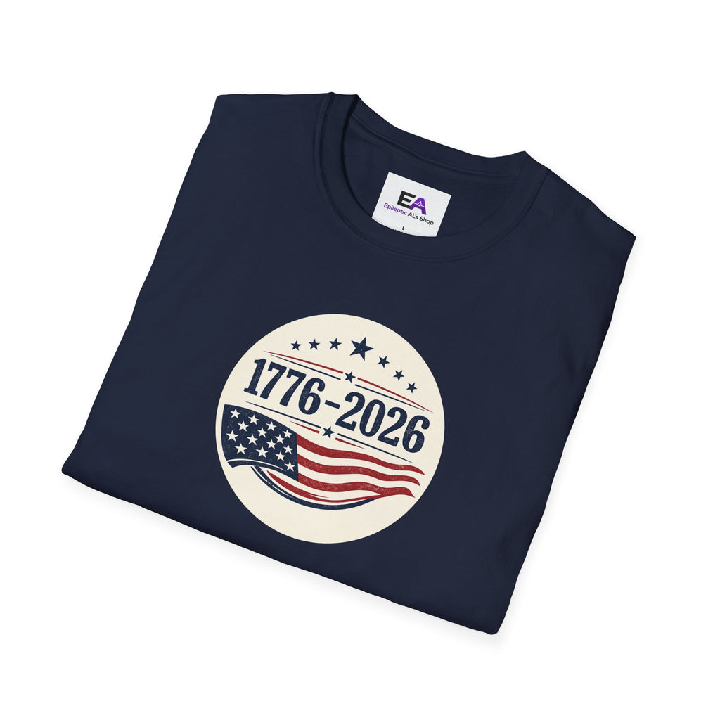 1776–2026 Patriotic T-Shirt | Vintage Americana USA Anniversary Tee