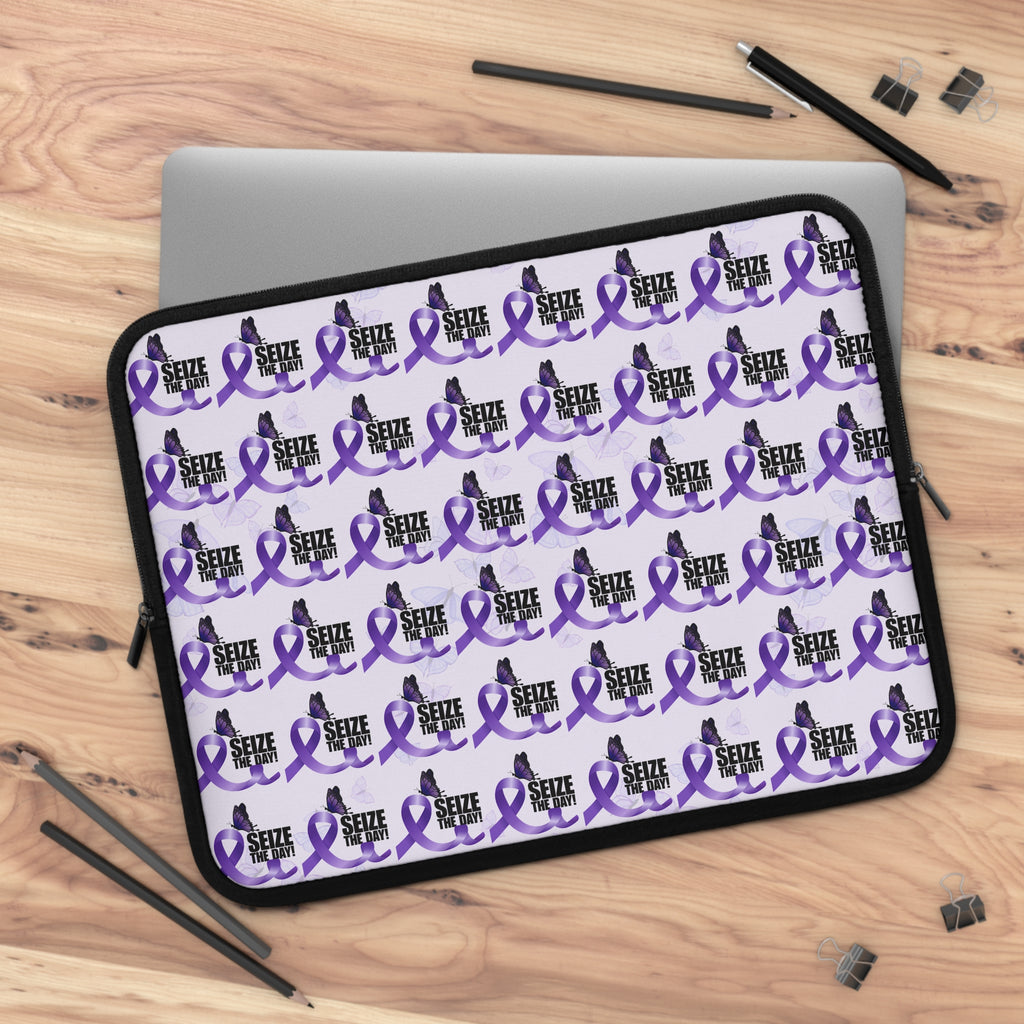 Purple Epilepsy Awareness Laptop Sleeve